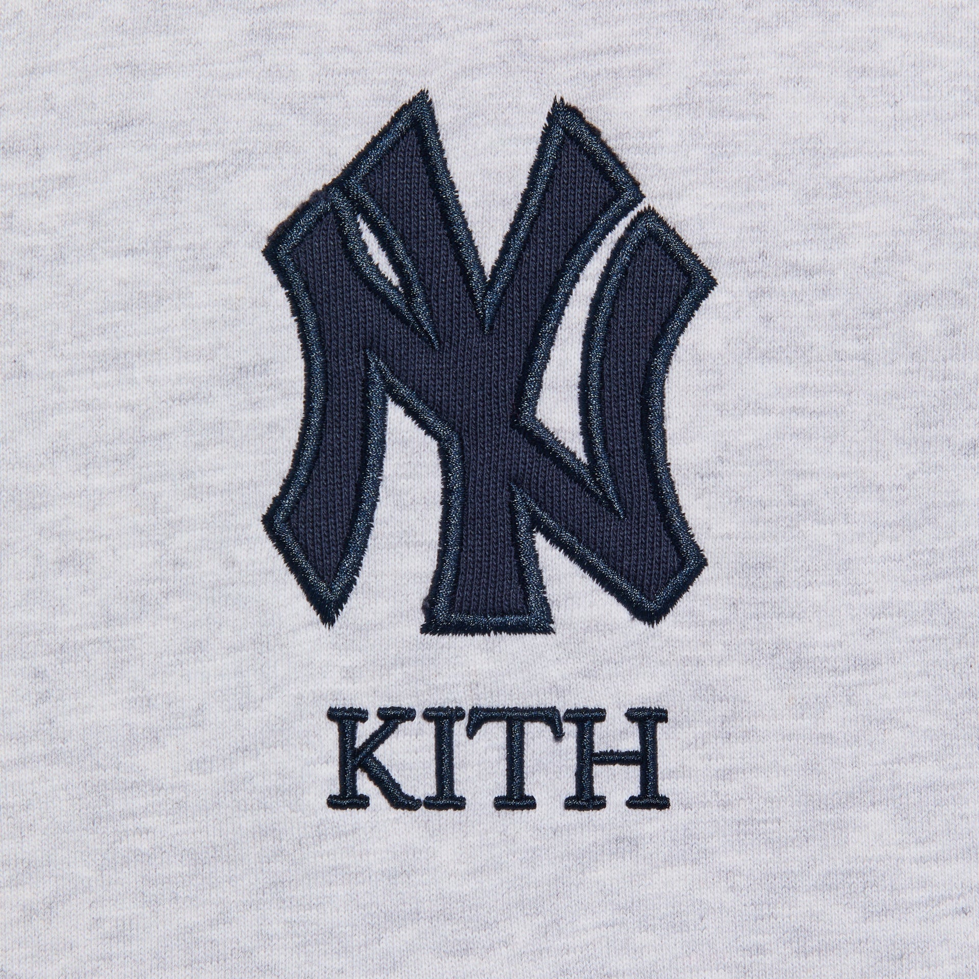 Kith Kids for the New York Yankees Nelson Zip Hoodie - Light Heather Grey - PH