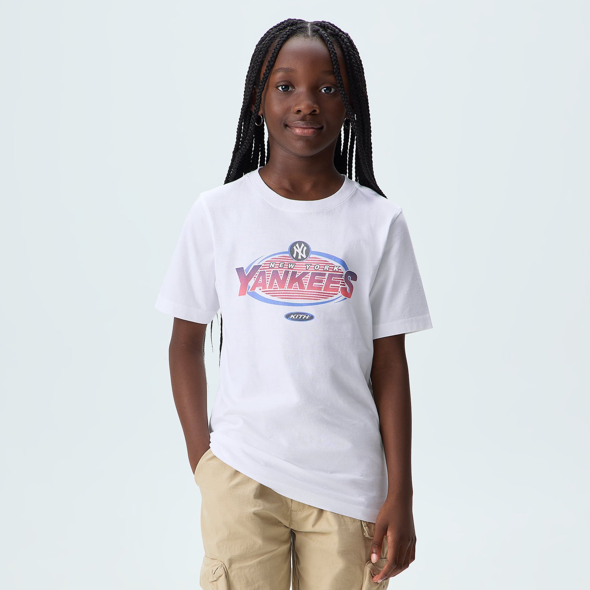 Kith Kids for the New York Yankees Retro Tee - White - PH