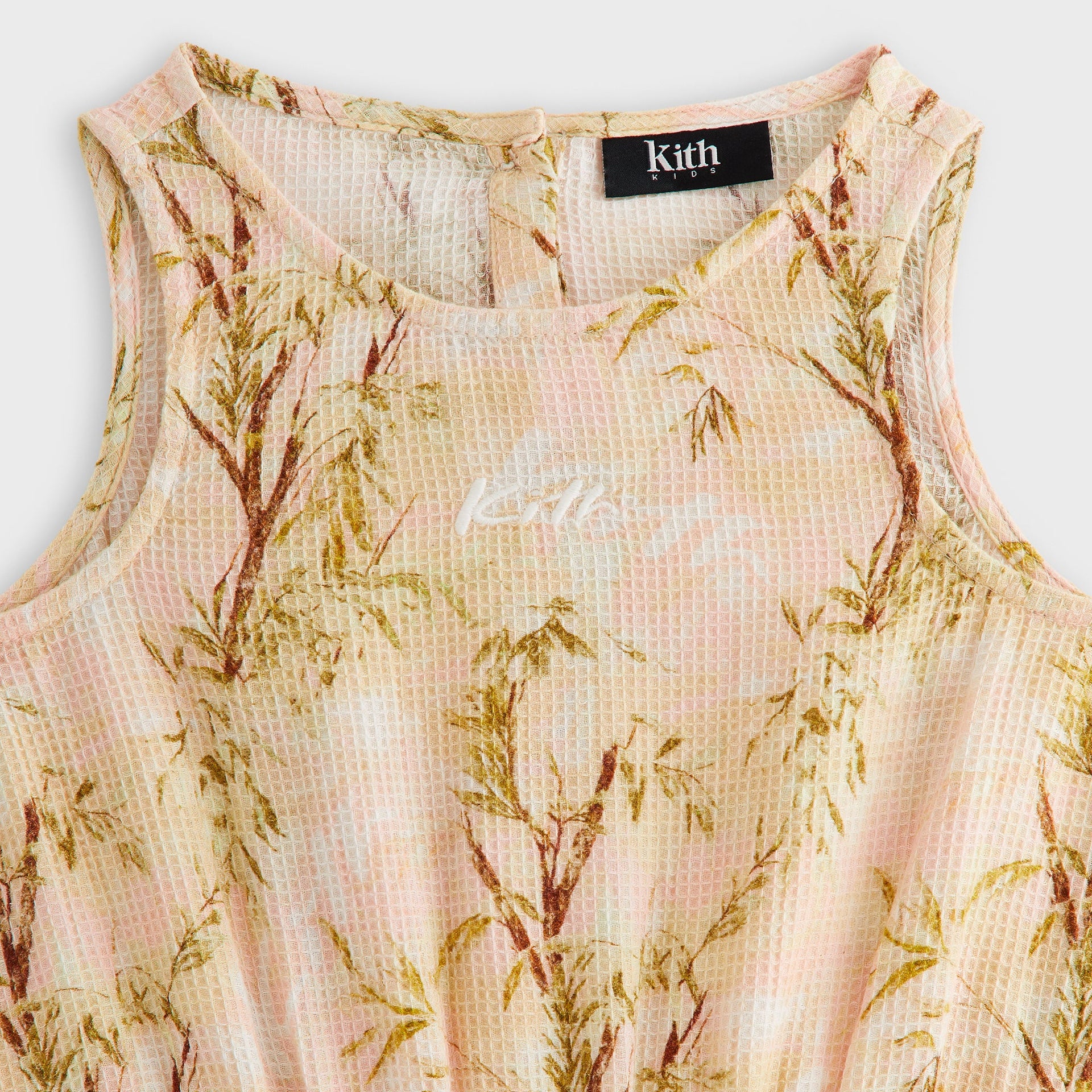 Kith Kids Printed Raelyn Wide Leg Jumpsuit - Sand Rose