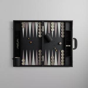 Erlebniswelt-fliegenfischenShops Paisley Backgammon Board - Black
