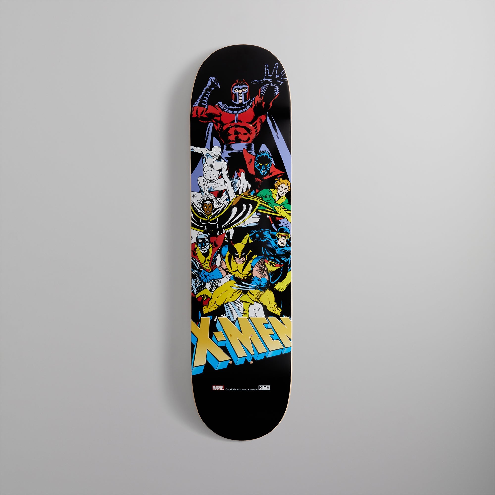 Marvel | Kith for X-Men Retro Comic Skate Deck - Black PH