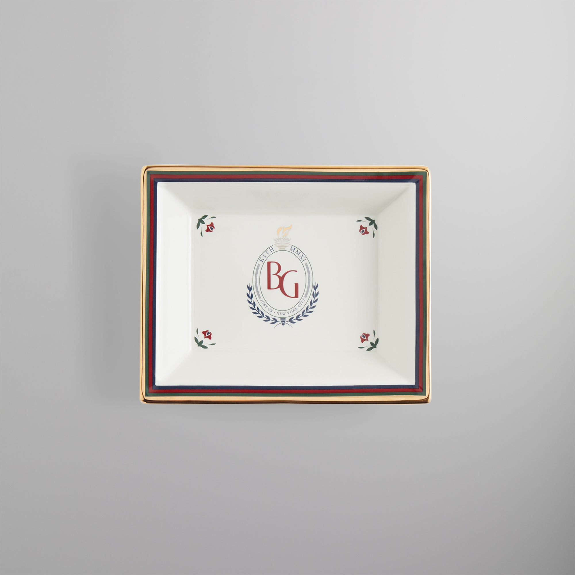 Kith for Bergdorf Goodman Crest Catchall Tray - Sandrift