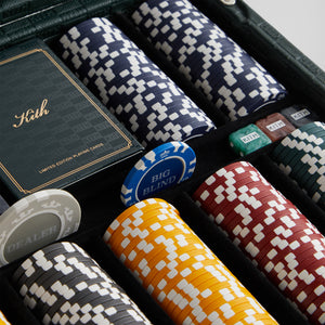 Kith Monogram Poker Set in Saffiano Leather - Stadium