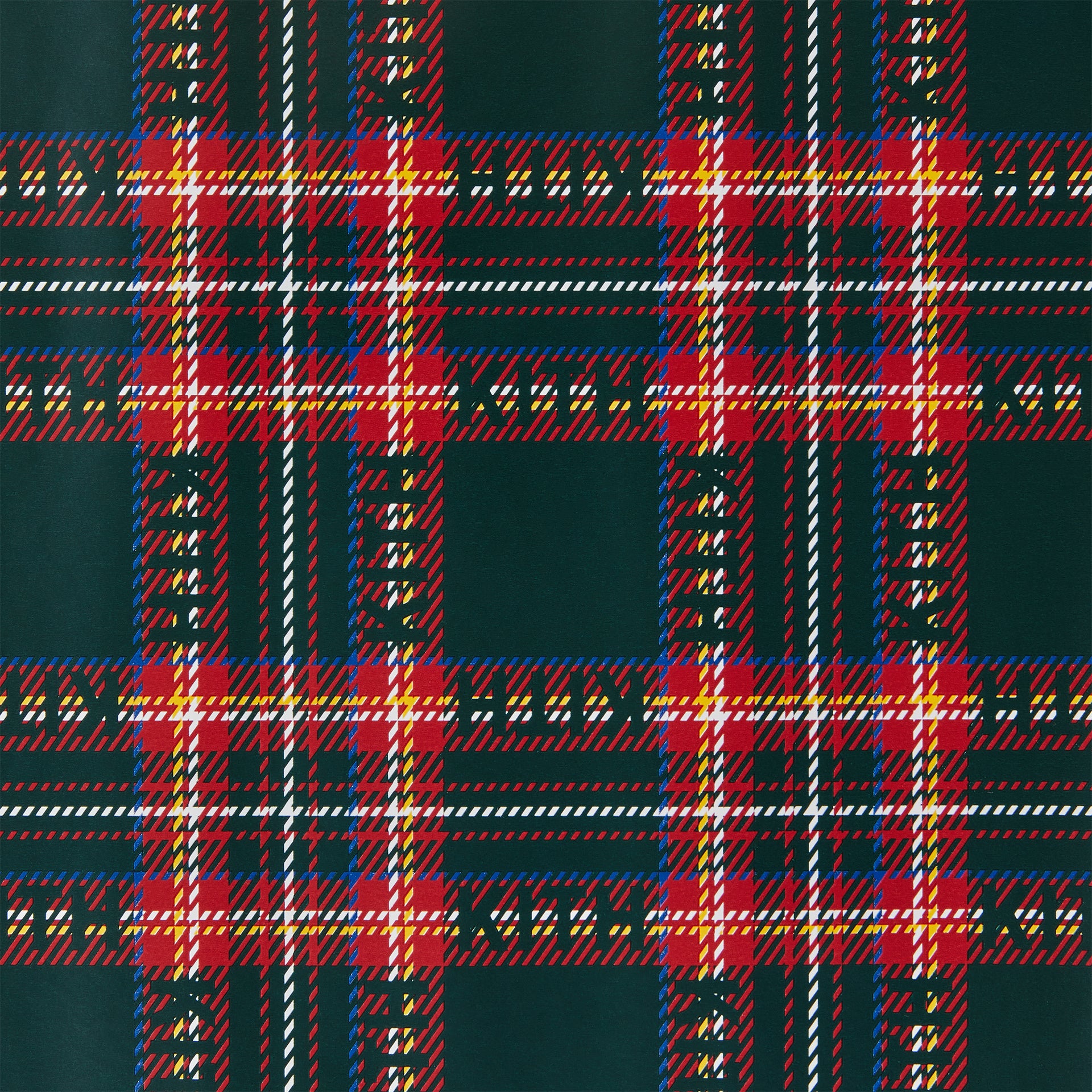 Kithmas Tartan Wrapping Paper - Stadium