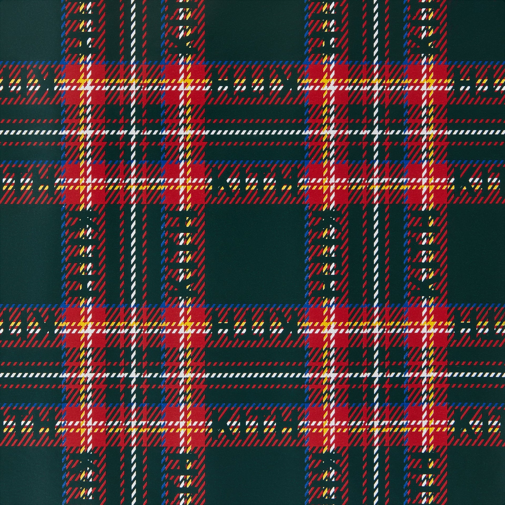 Kithmas Tartan Wrapping Paper - Stadium