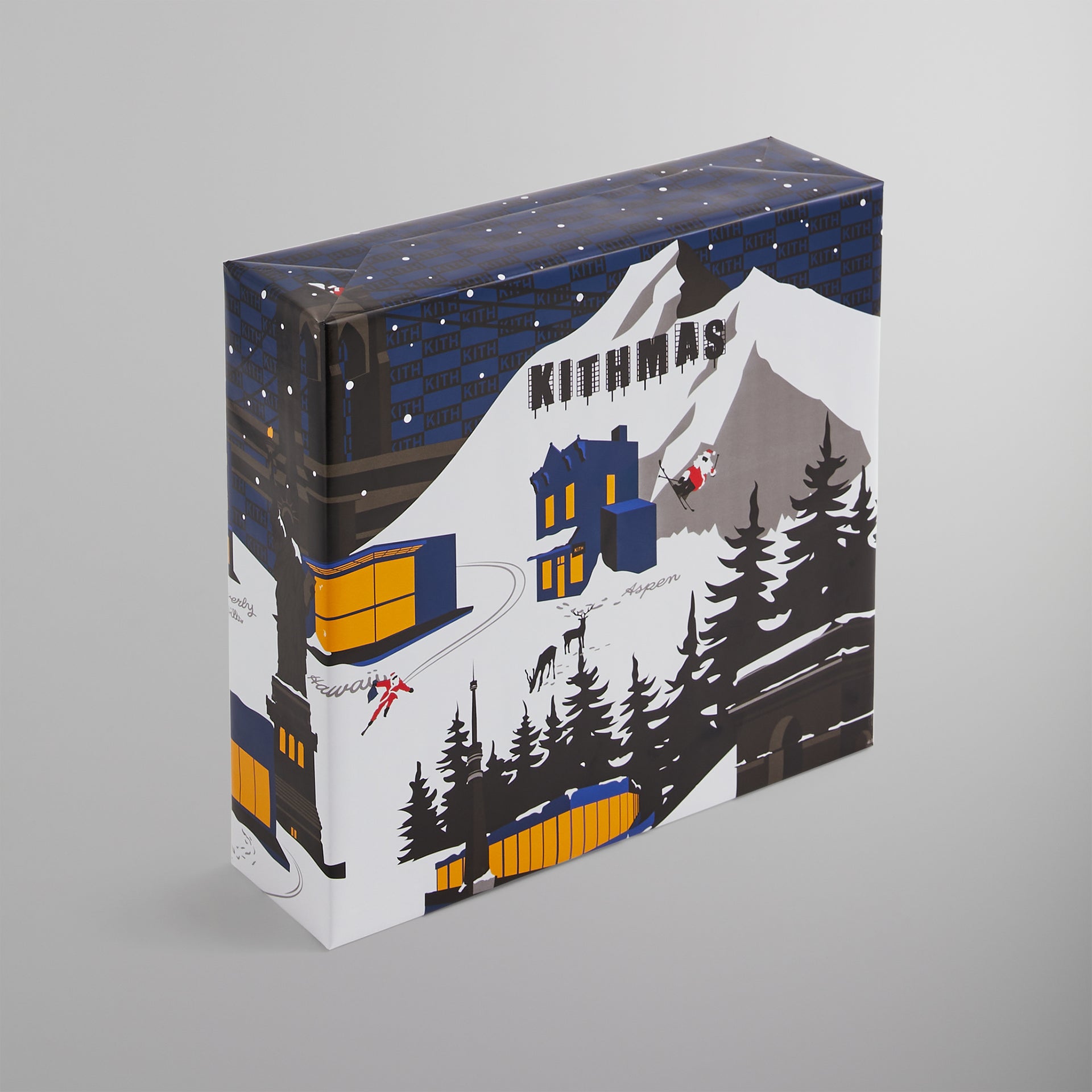 Kithmas Village Wrapping Paper - Nocturnal