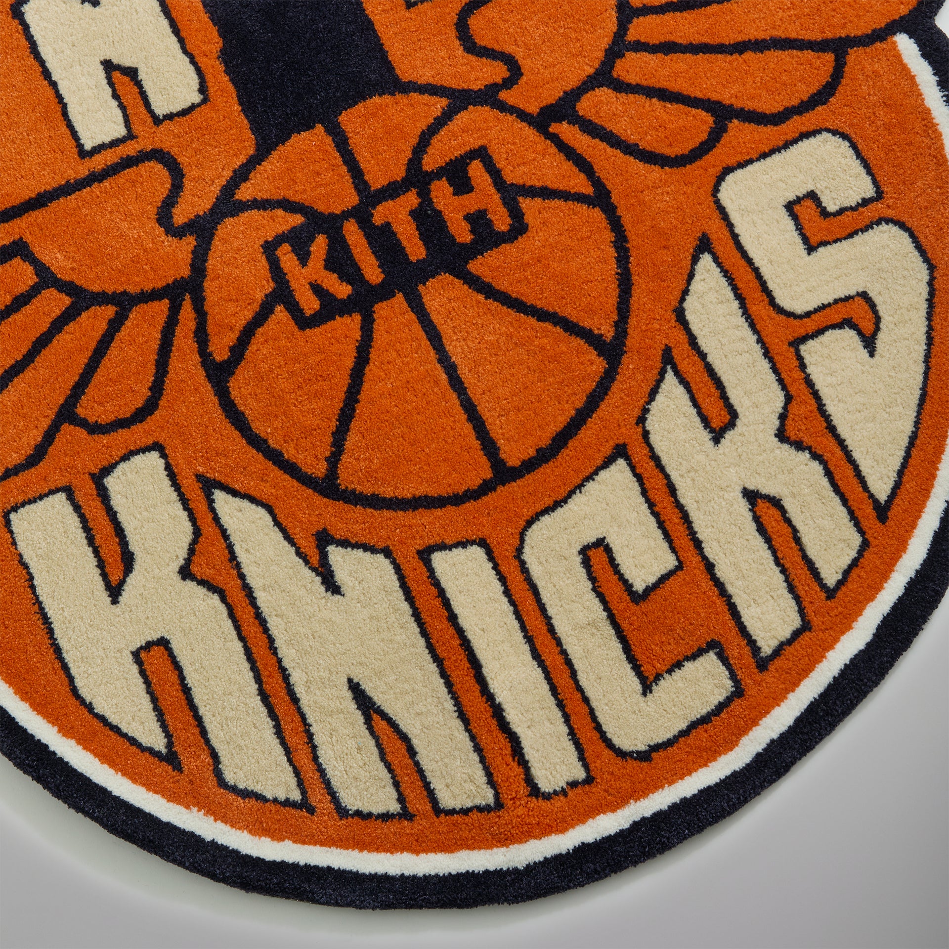 Kith for the New York Knicks Wingman Logo Rug - Multi