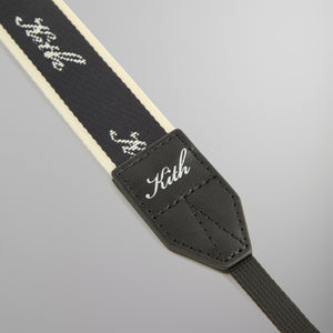 Kithmas Script Logo Camera Strap - Black