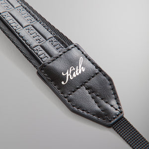 Kithmas Monogram Camera Strap - Black