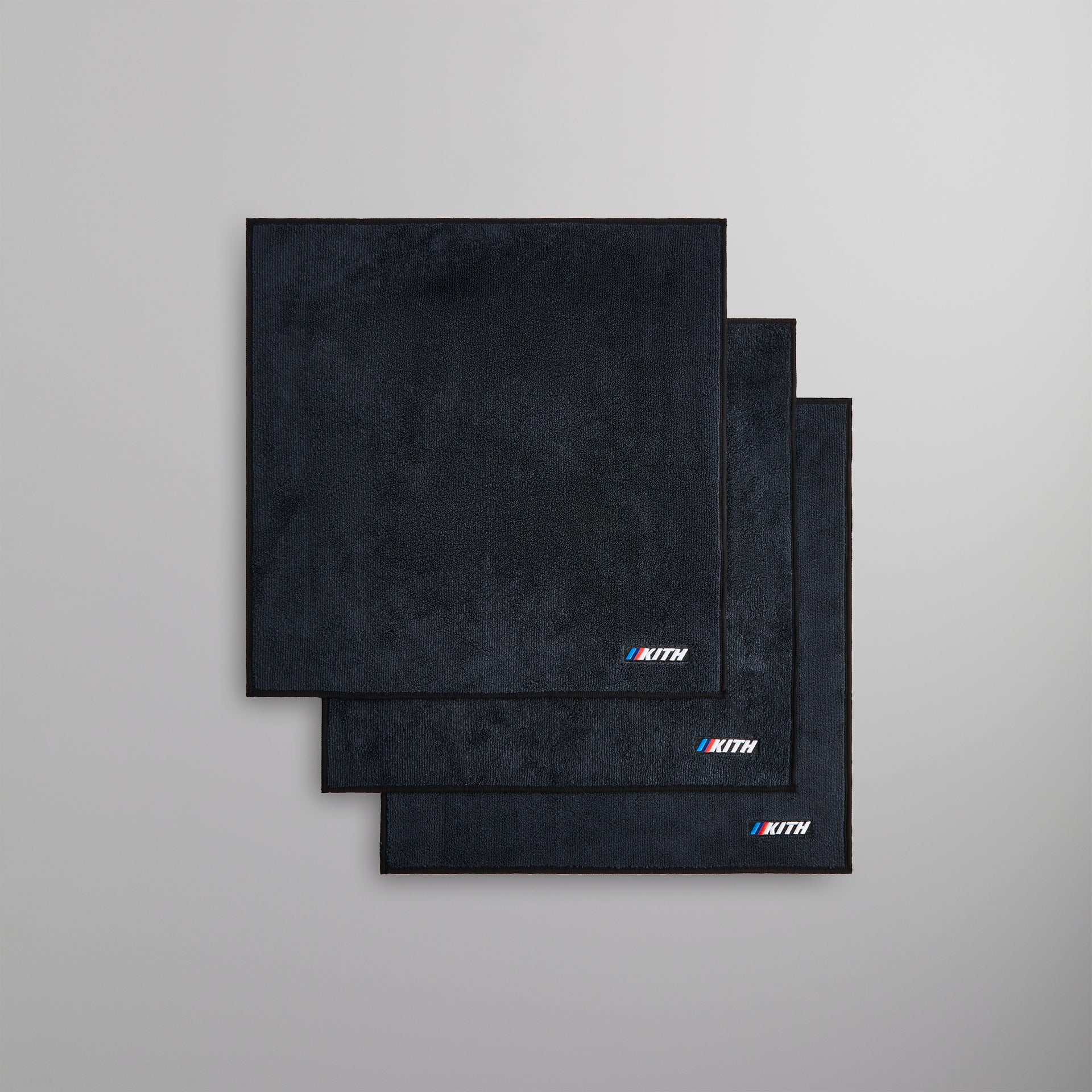 Kith for BMW 3 Pack Microfiber Towel - Black