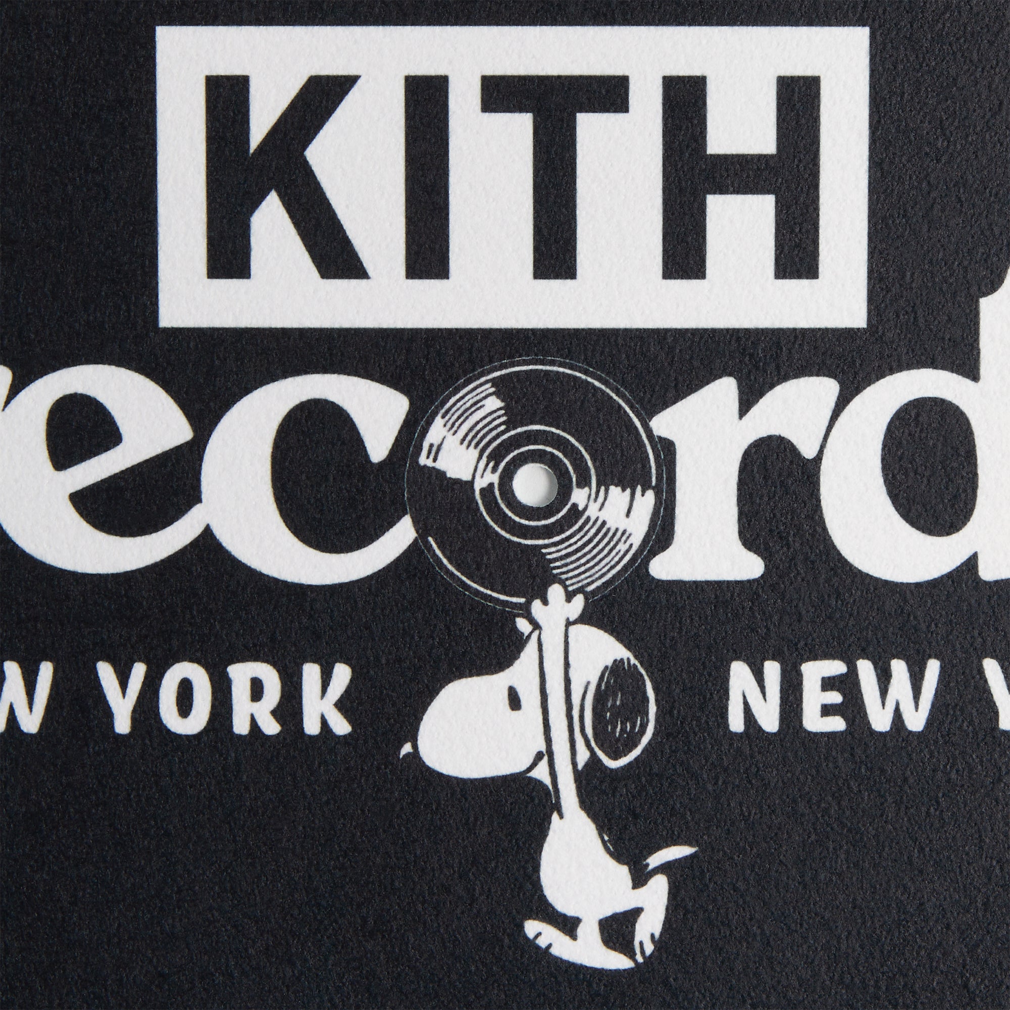 Kith for Peanuts Kith Records Slip Mat - Black