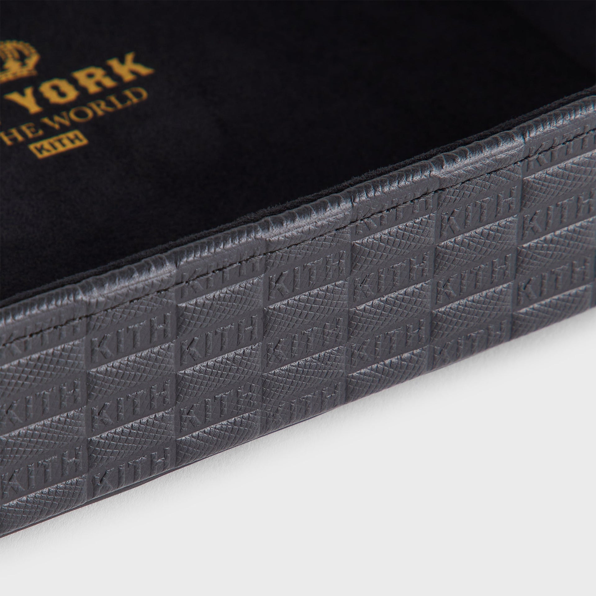 Kithmas Monogram Leather Catchall Tray - Black - PH