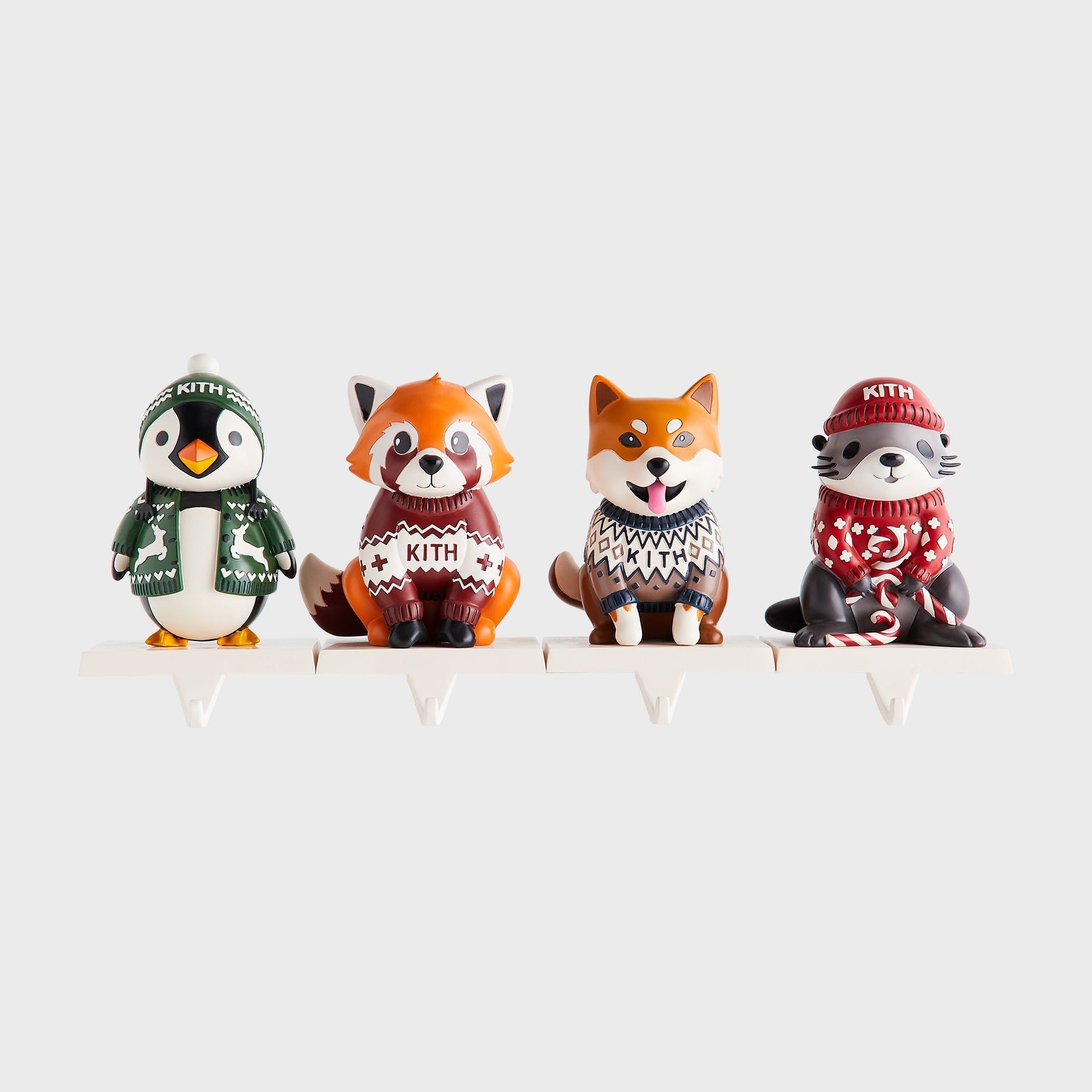 Kithmas Stocking Holder Set of 4 - Multi - PH