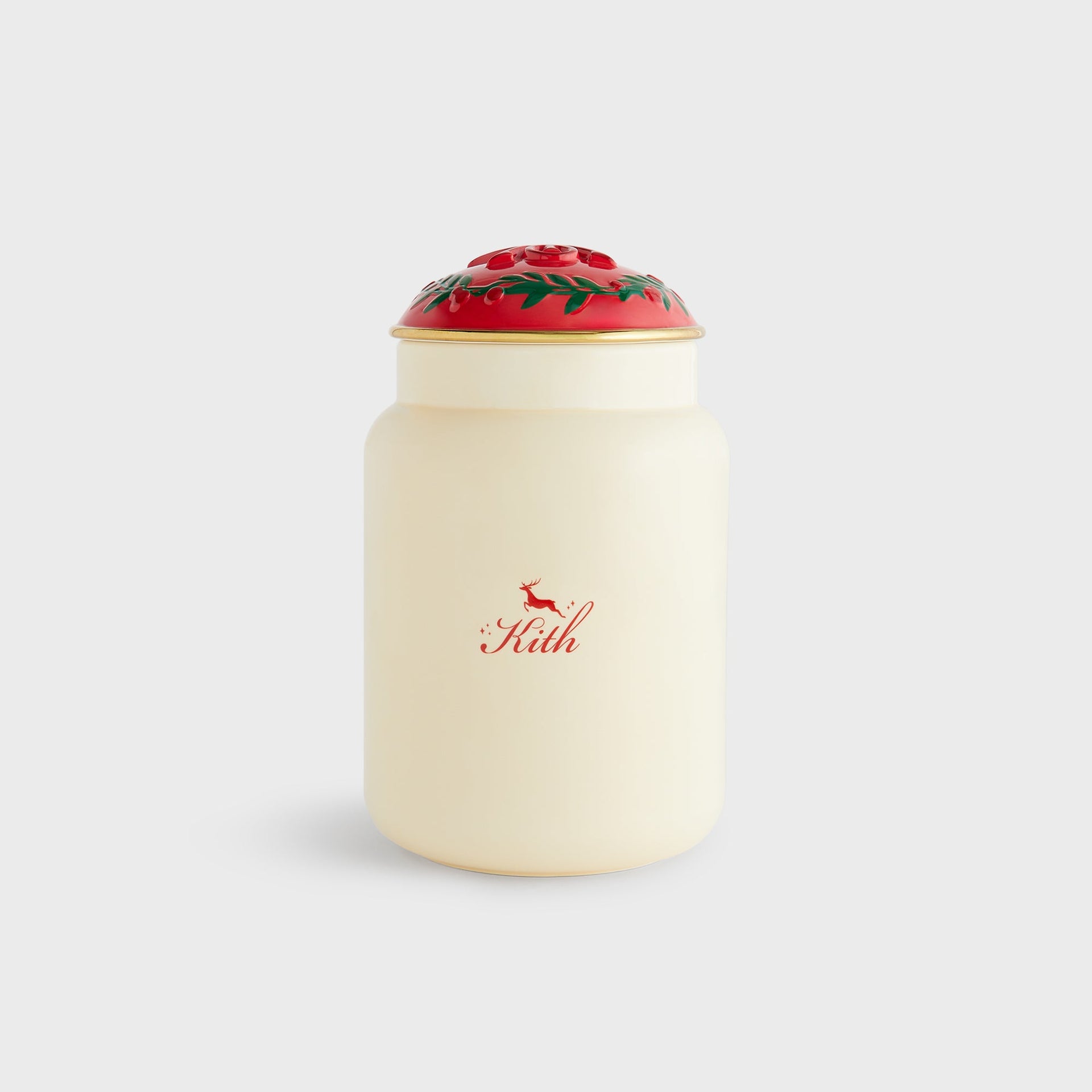 Kithmas Ceramic Crest Cookie Jar - Sandrift - PH