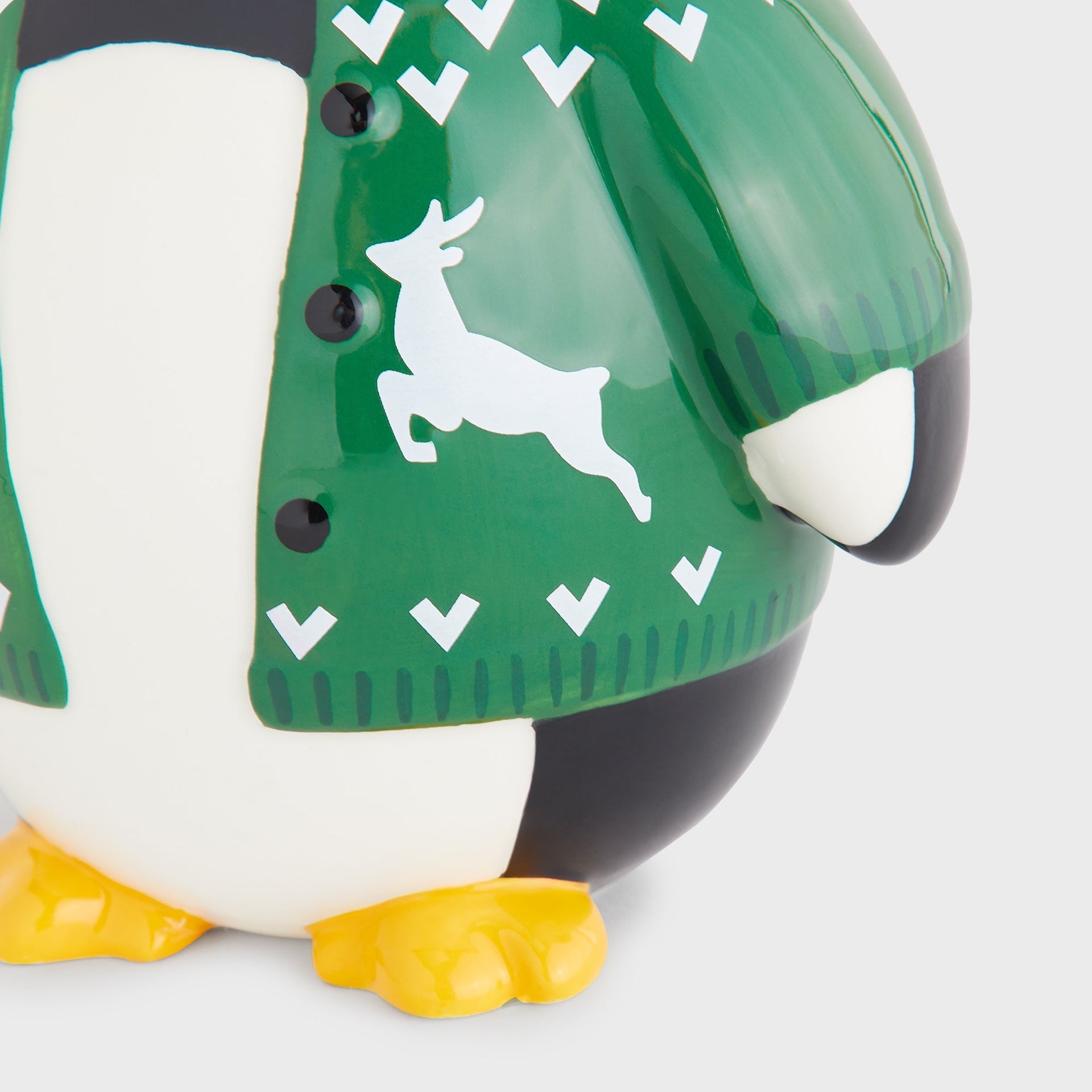 Kithmas Ceramic Penguin Cookie Jar - Conifer - PH