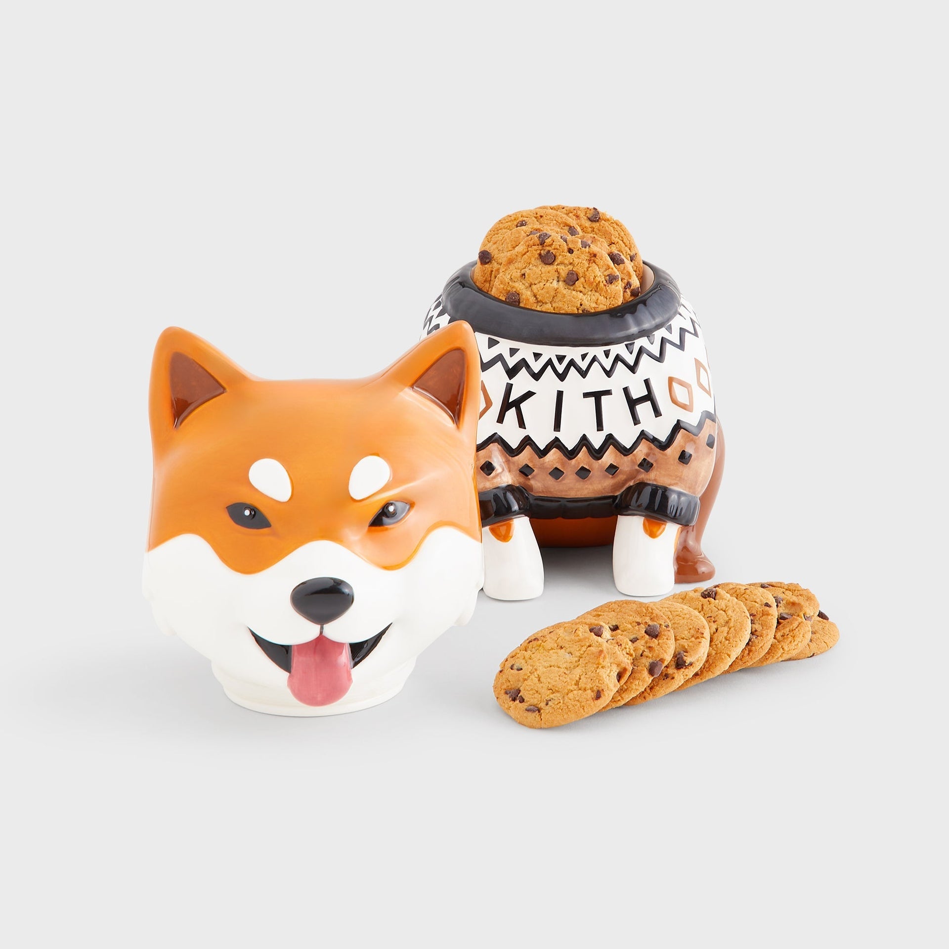 Kithmas Ceramic Shiba Inu Cookie Jar - Nocturnal - PH