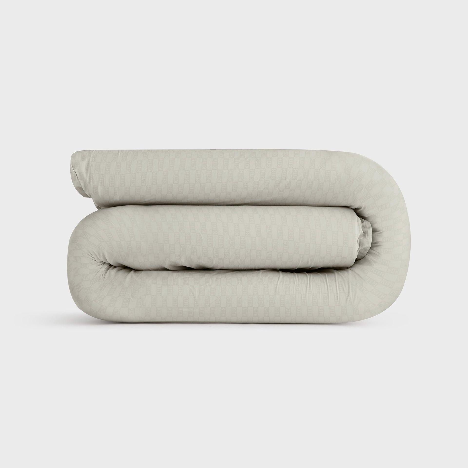 Kithmas Monogram Queen Size Bedding Set - Concrete