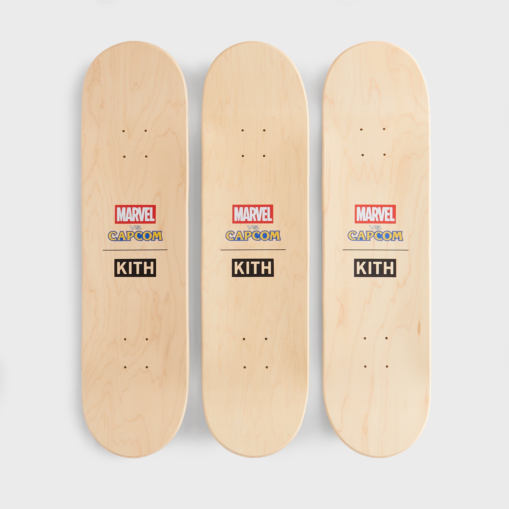 Marvel vs. Capcom | Kith Triptych Set of 3 Skatedeck - Multi