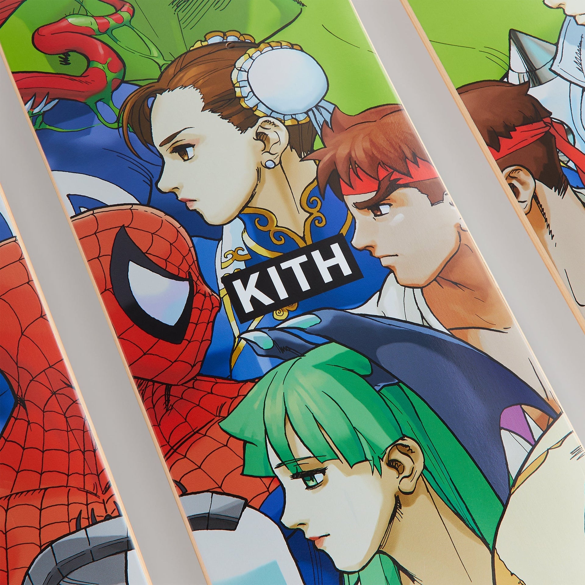 Marvel vs. Capcom | Kith Triptych Set of 3 Skatedeck - Multi - PH