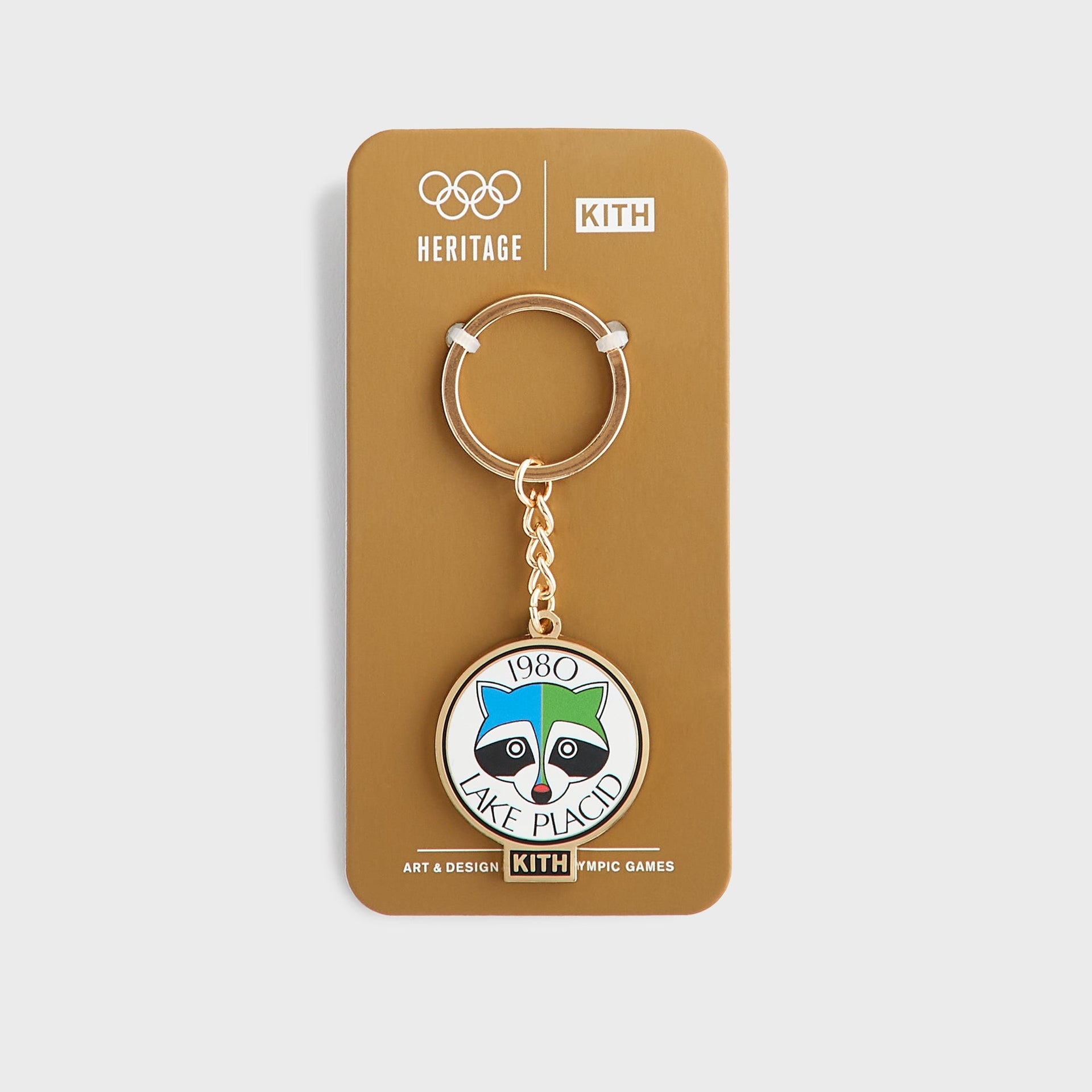 Kith for Olympics Heritage Lake Placid Keyring - Gold - PH