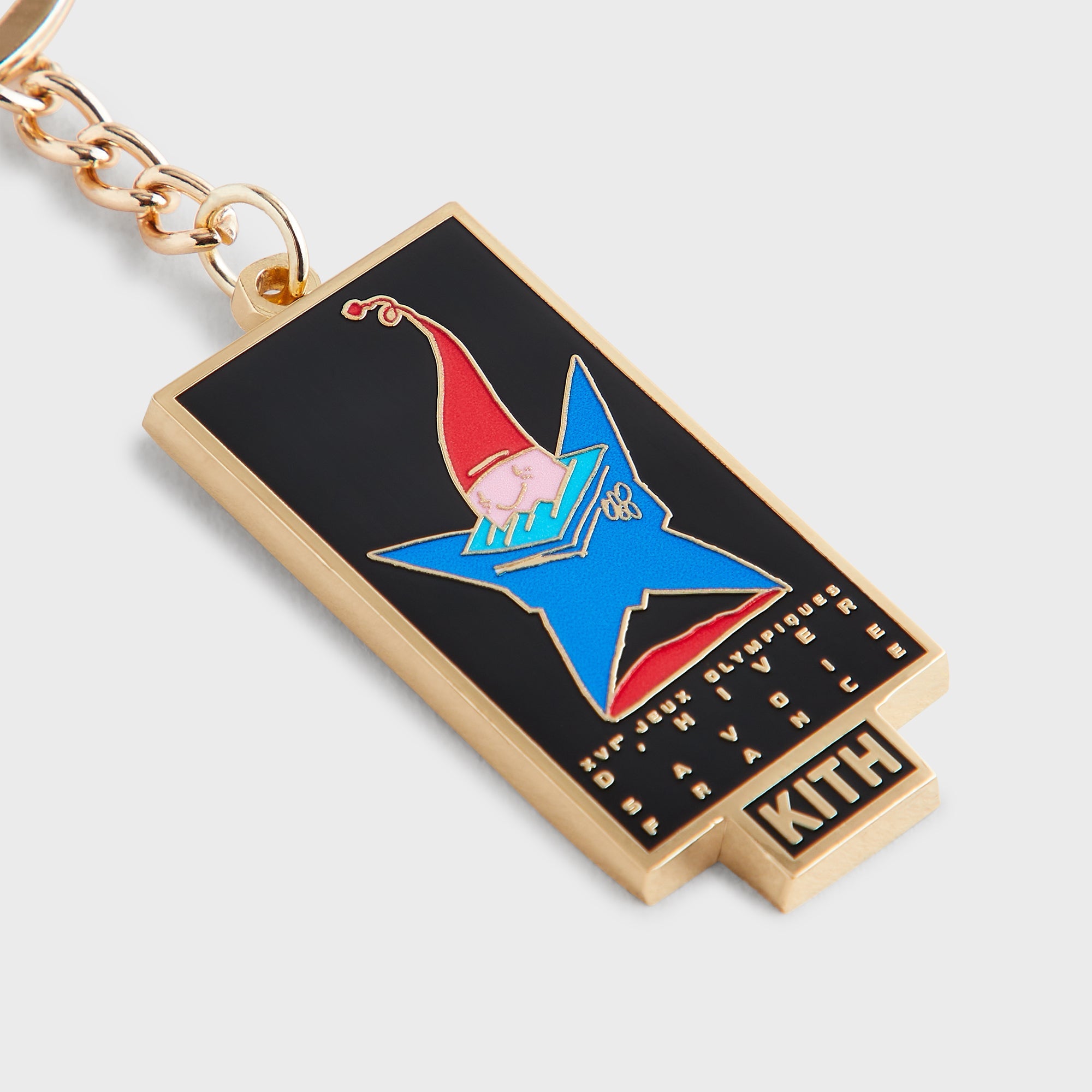Kith for Olympics Heritage Albertville Keyring - Gold