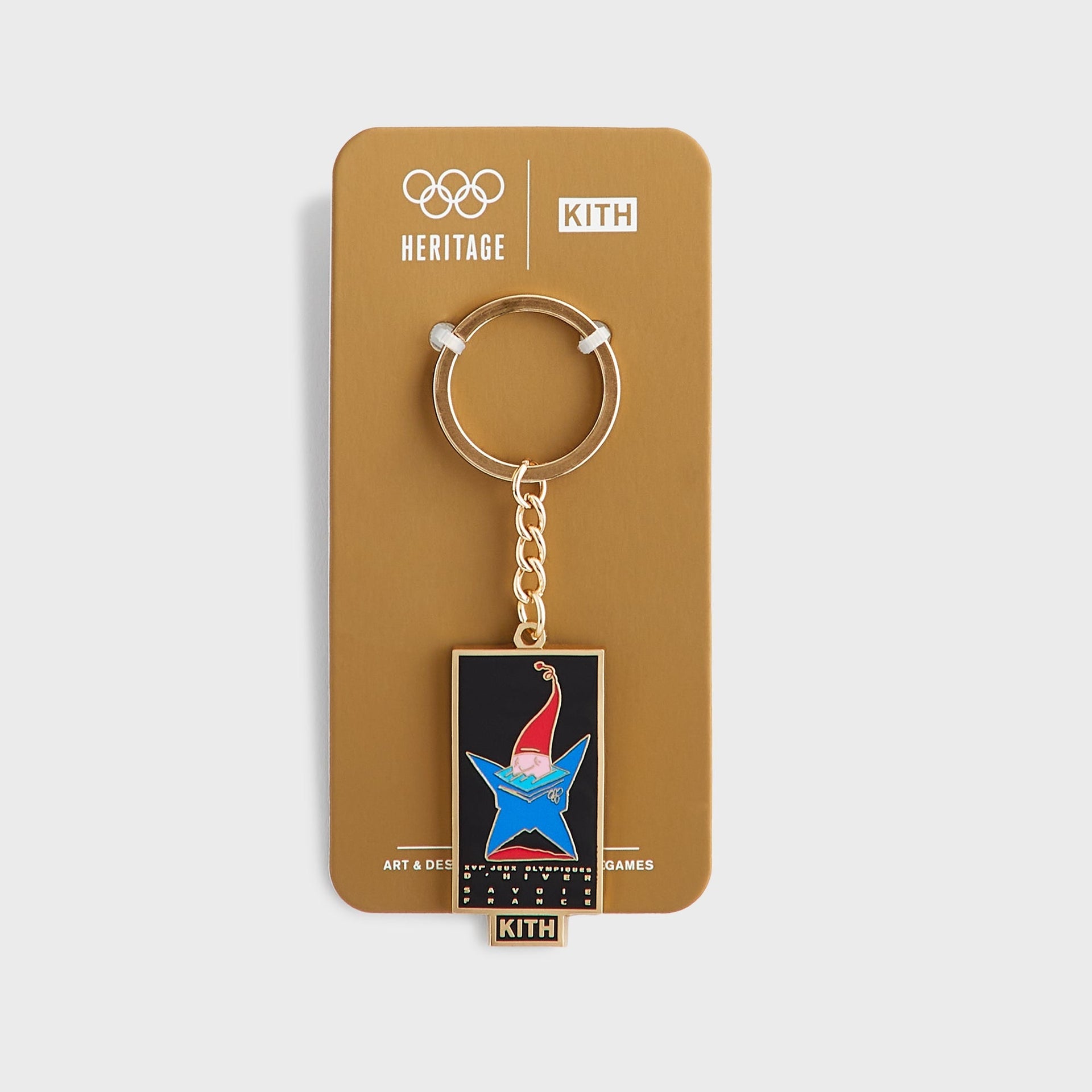 Kith for Olympics Heritage Albertville Keyring - Gold - PH