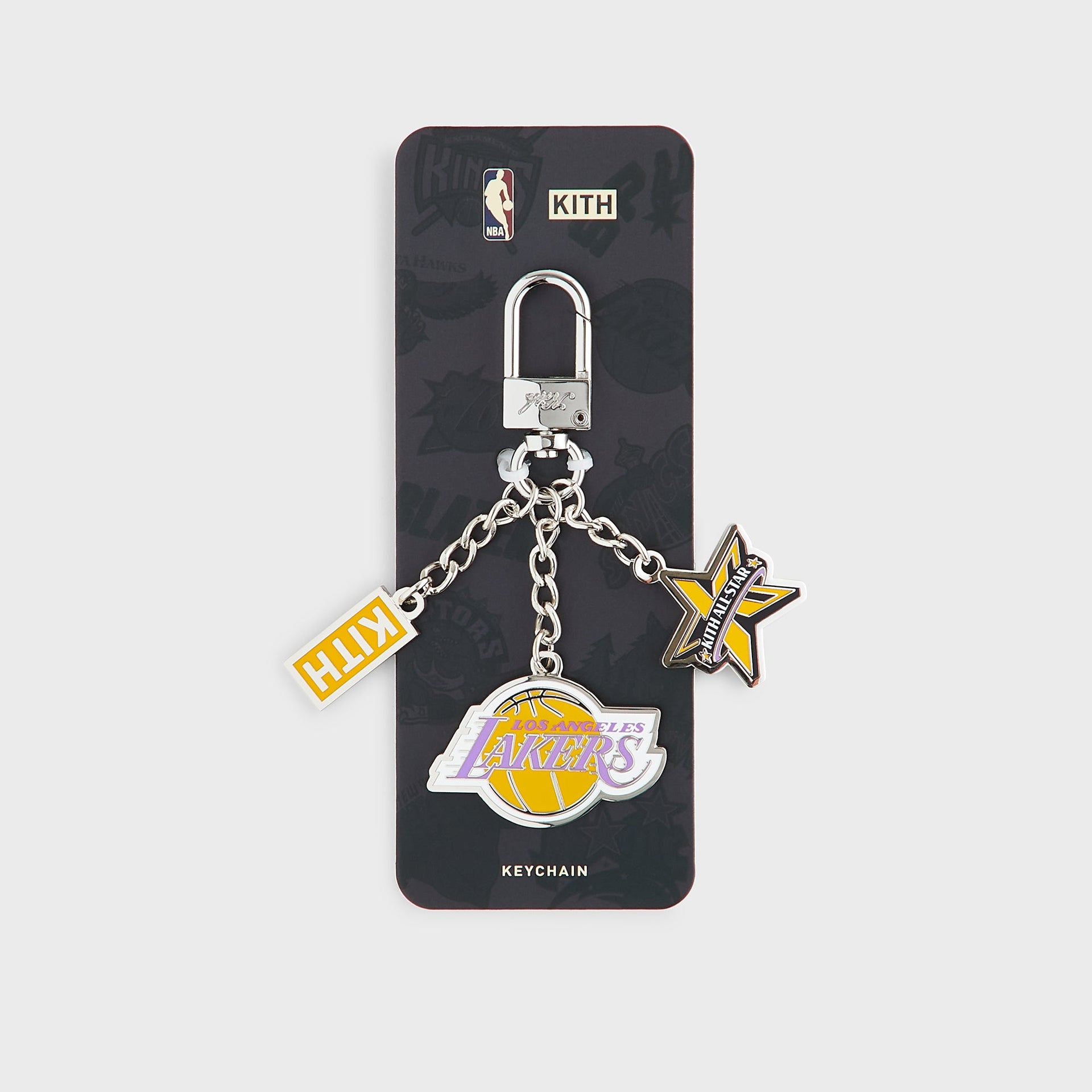 Kith for NBA All-Star Los Angeles Lakers Keychain - Silver