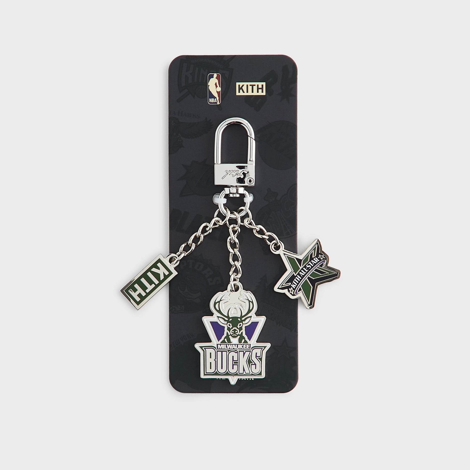 Kith for NBA All-Star Milwaukee Bucks Keychain - Silver