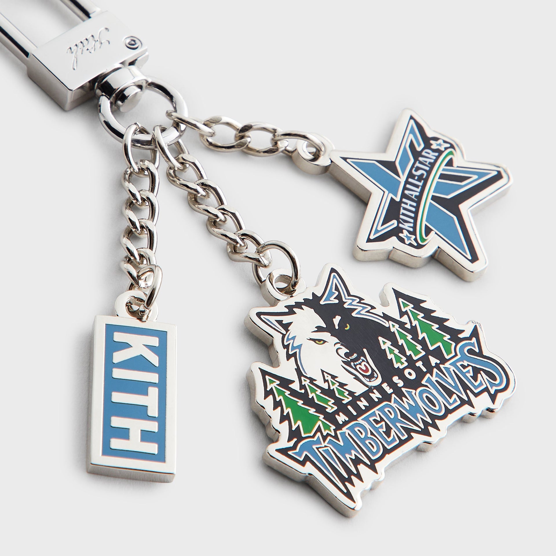 Kith for NBA All-Star Minnesota Timberwolves Keychain - Silver