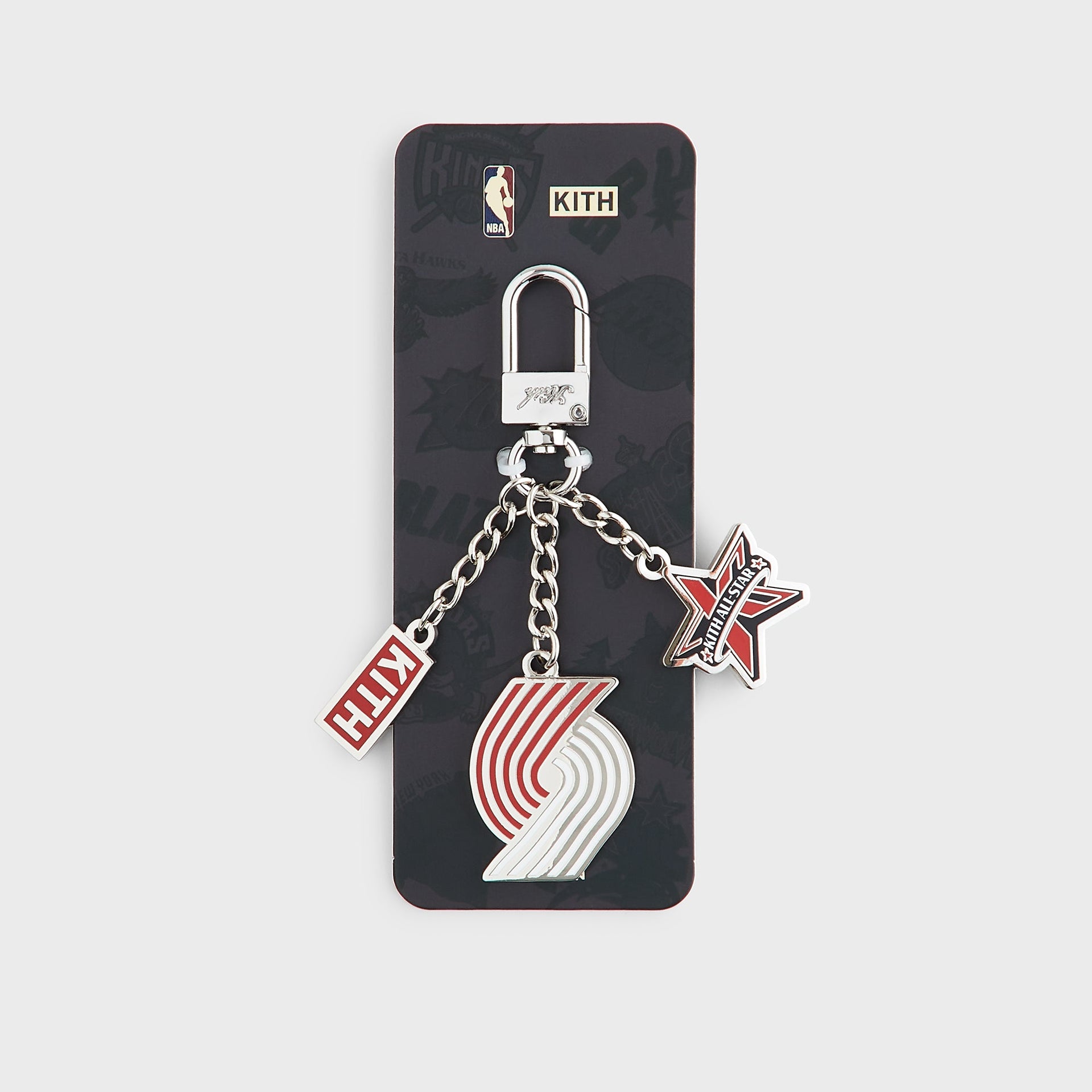 Kith for NBA All-Star Portland Trail Blazers Keychain - Silver