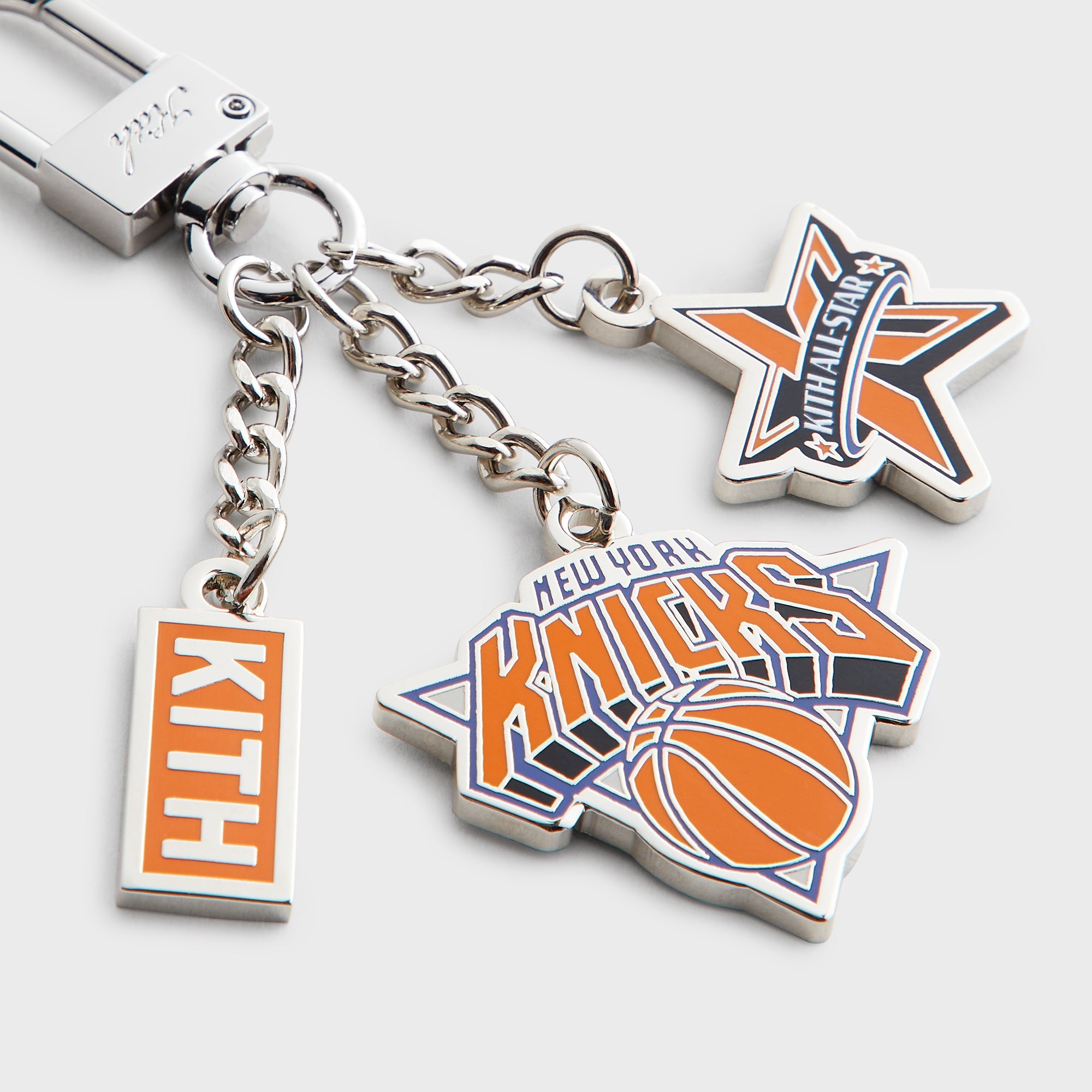 Kith for NBA All-Star New York Knicks Keychain - Silver Kith for NBA All-Star New York Knicks Keychain - Silver