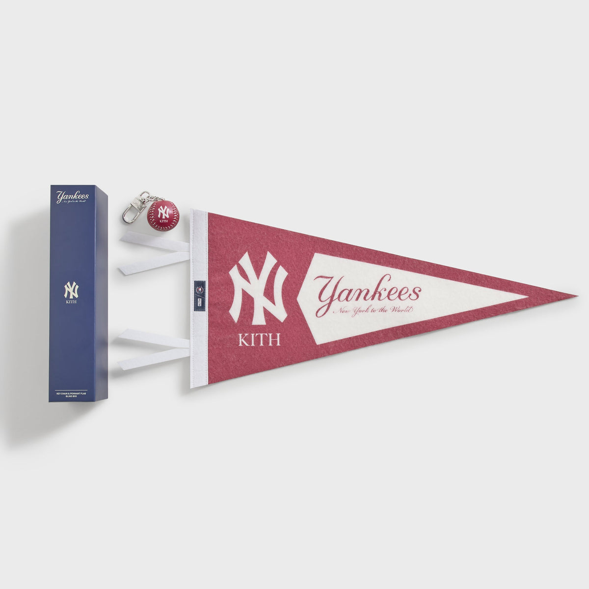 Kith for the New York Yankees Keychain & Pennant Blind Box - Multi