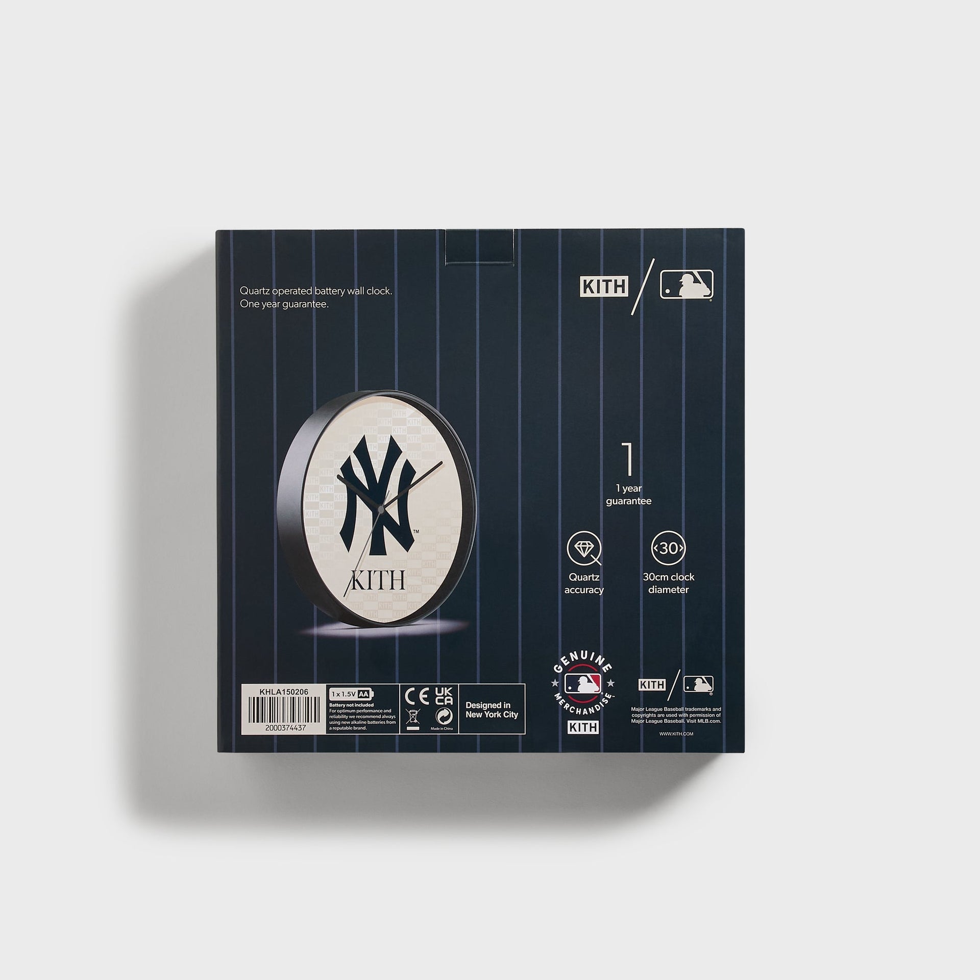 Kith for the New York Yankees Wall Clock - Sandrift