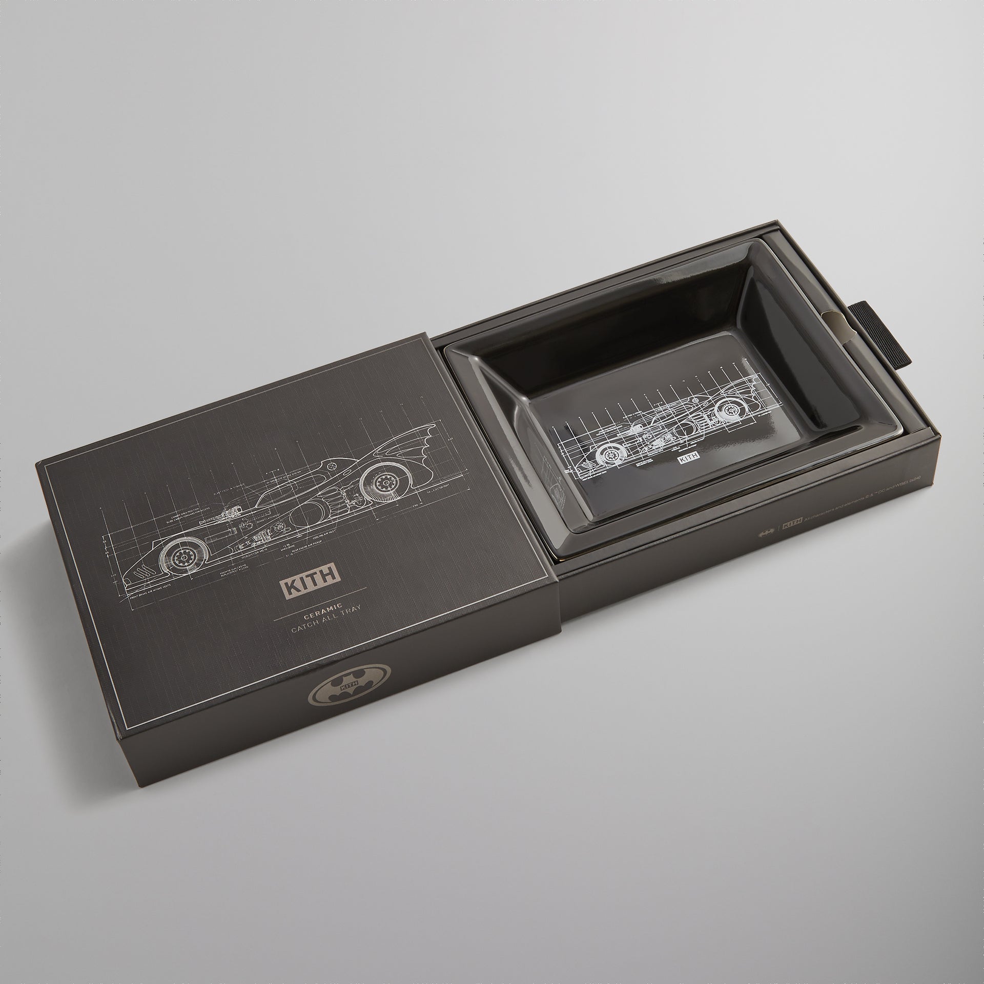 Batman | Kith Batmobile Schematics Catchall Tray - Black