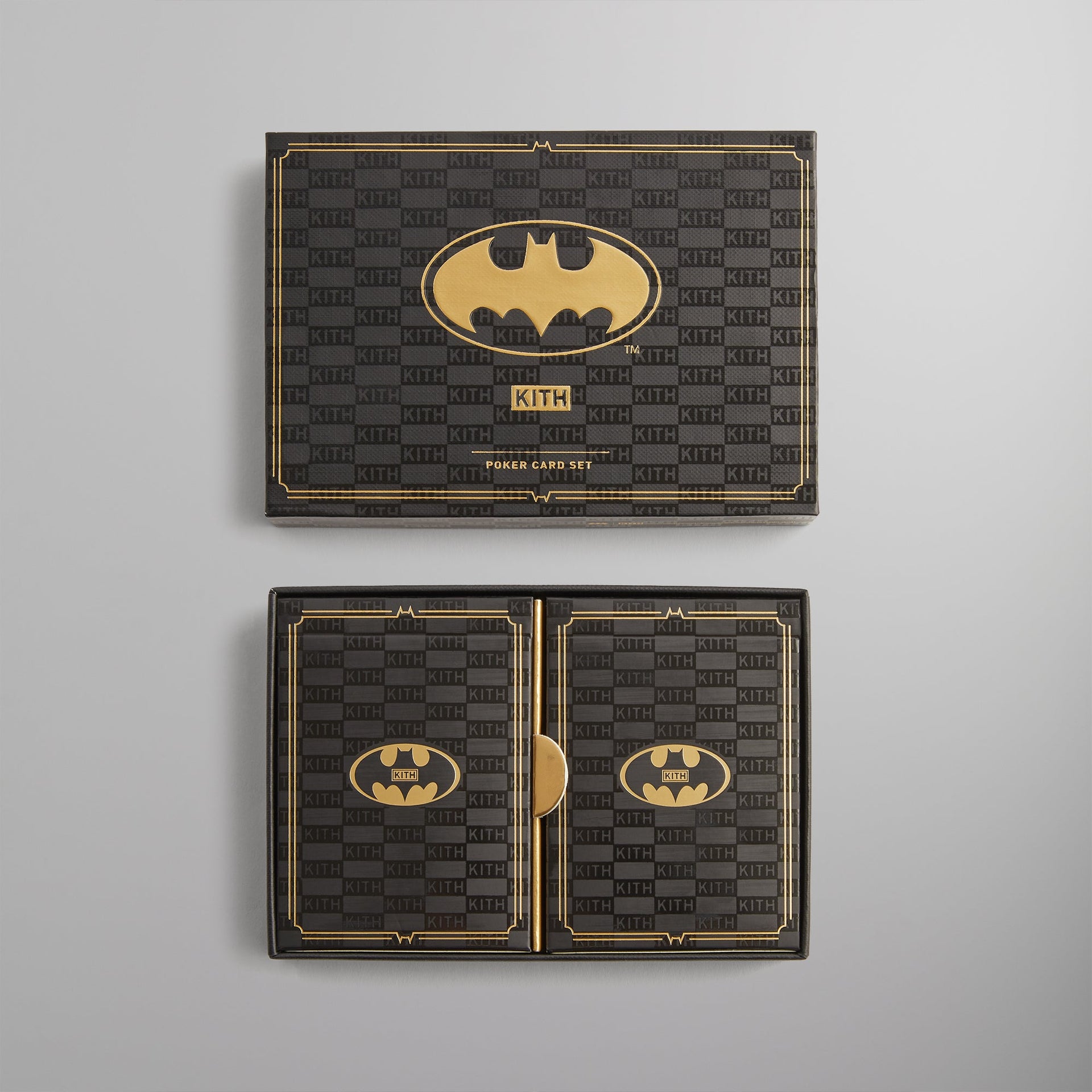 Batman | Kith Two Pack Poker Card Set - Black PH