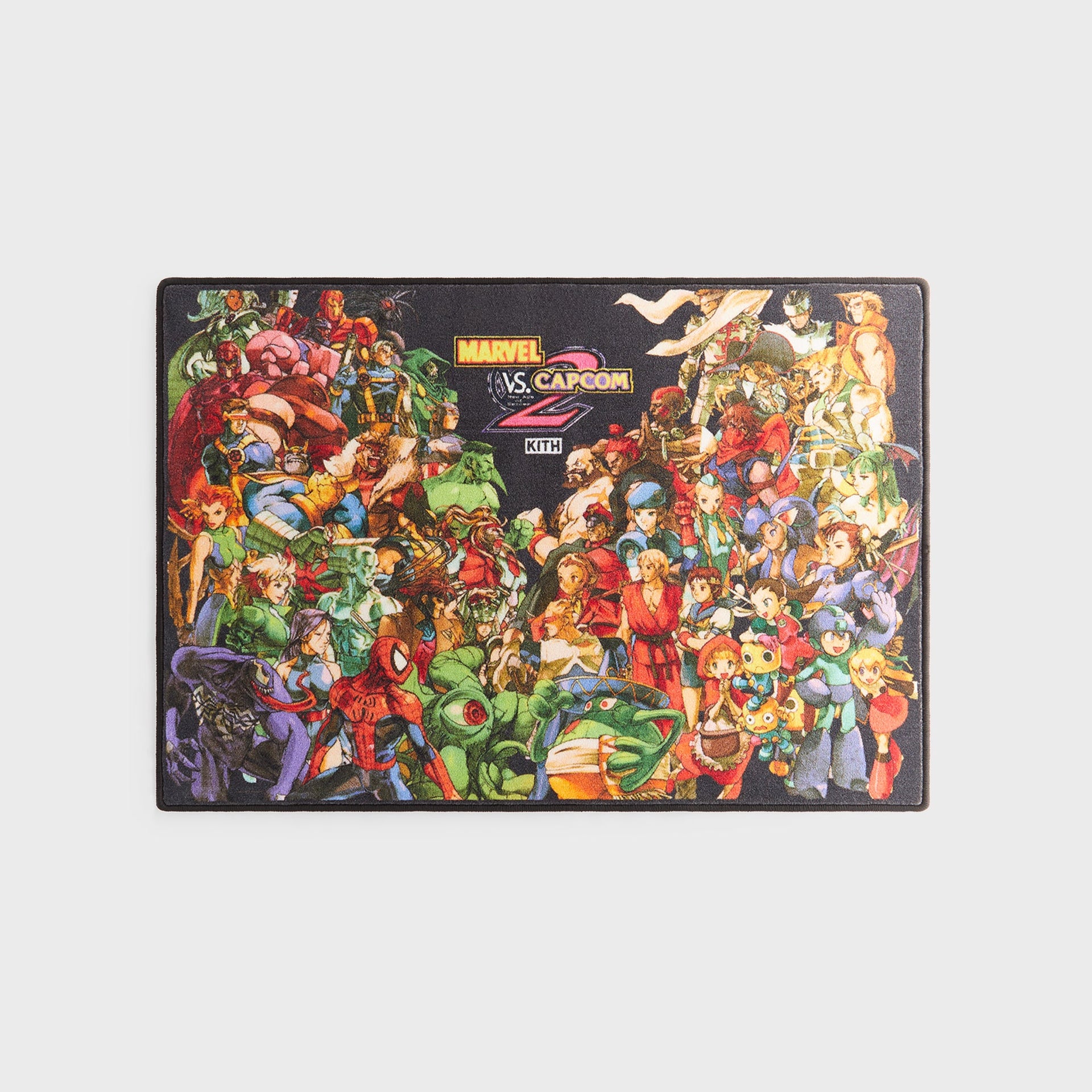 Marvel vs. Capcom | Kith Printed Area Rug - Black