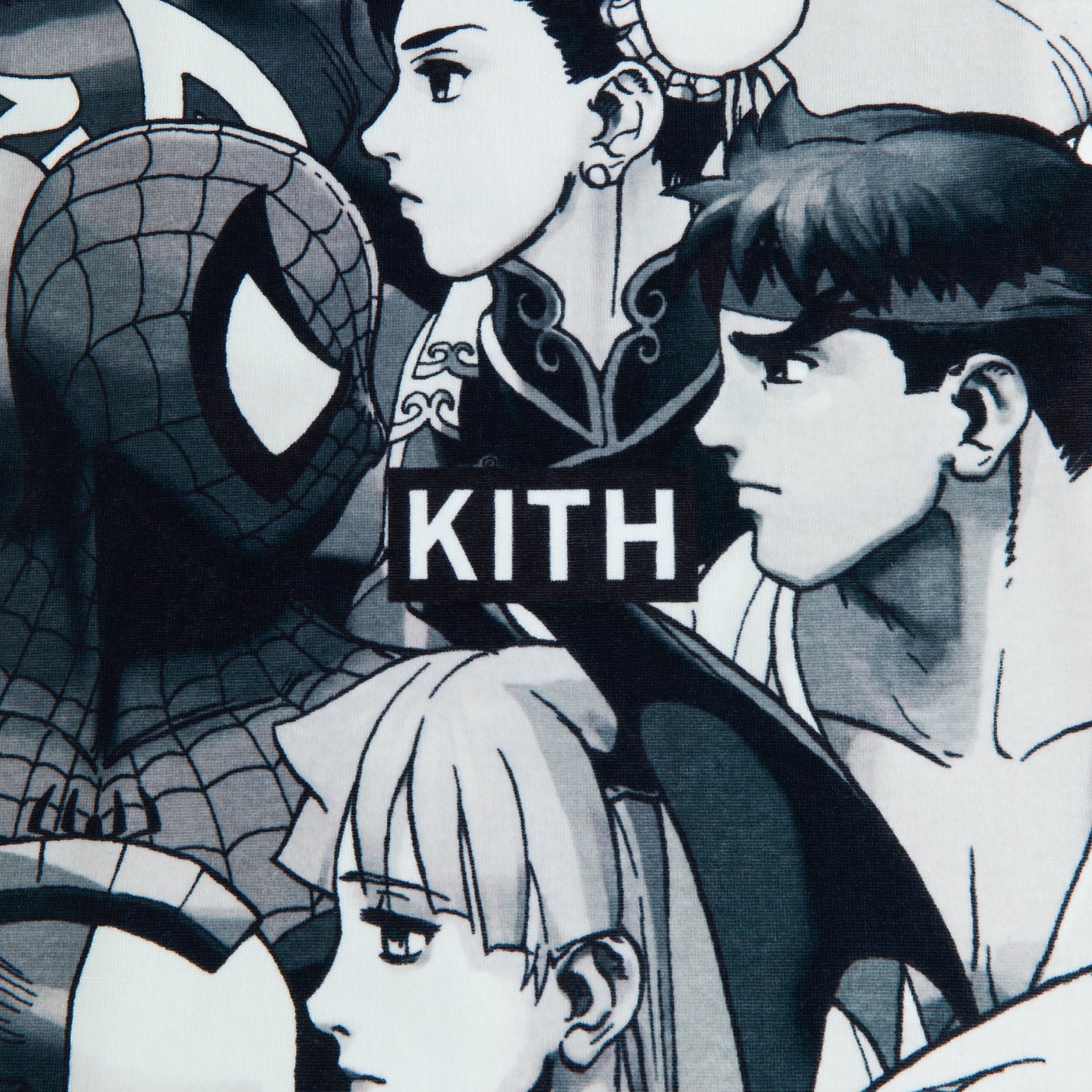 Marvel vs. Capcom | Kith Printed Towel - Black Kith x Marvel vs
