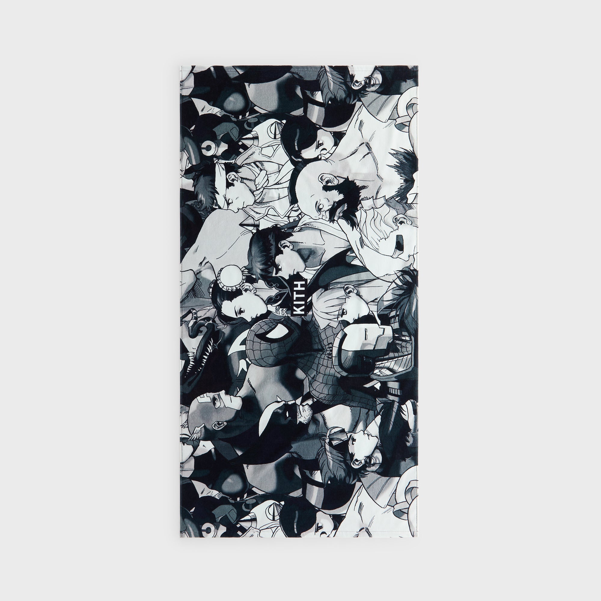 kith marvel vs capcon rug ラグマット Marvel vs. Capcom | Kith Printed Area Rug - Black