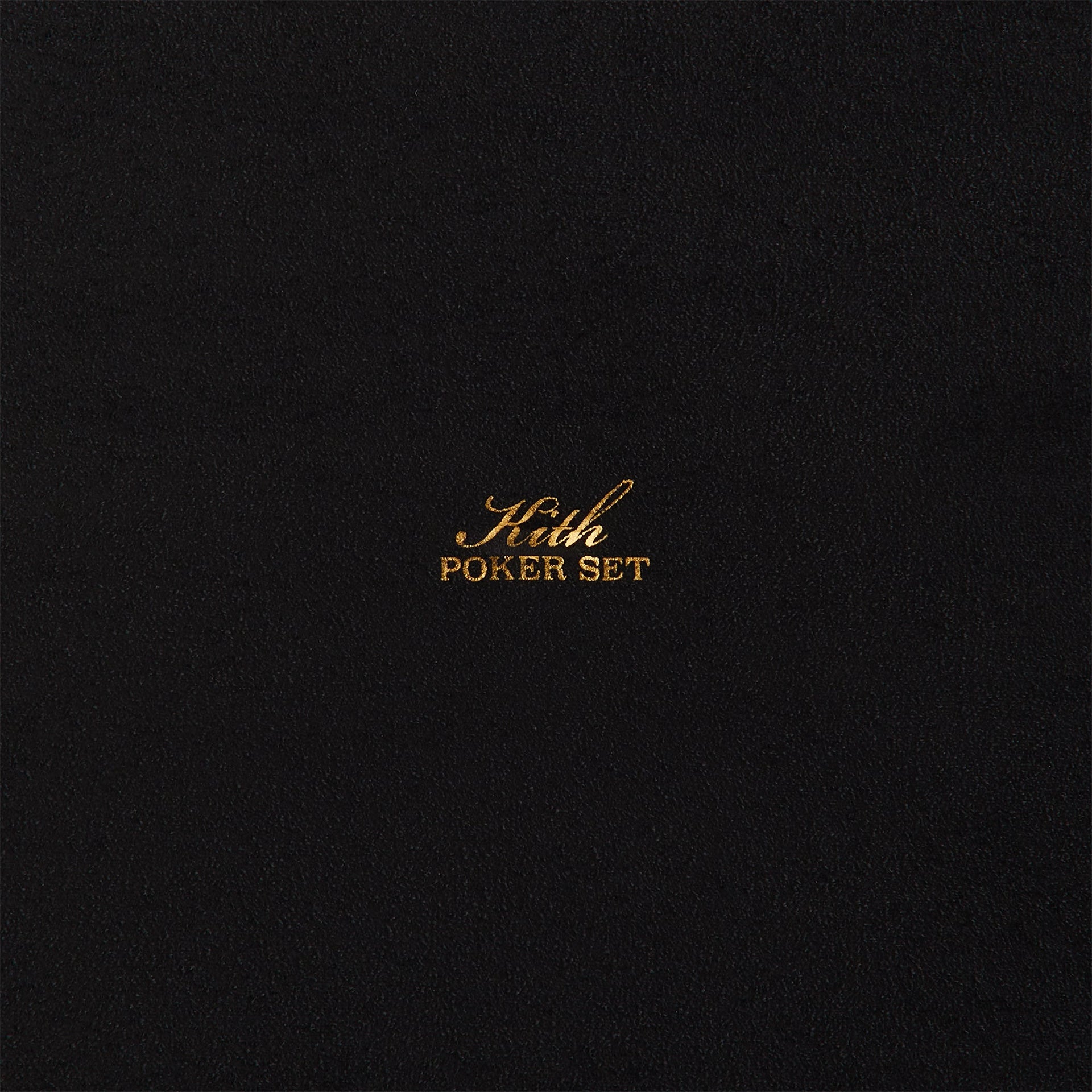 Kithmas Monogram Debossed Suede Poker Set - Stadium