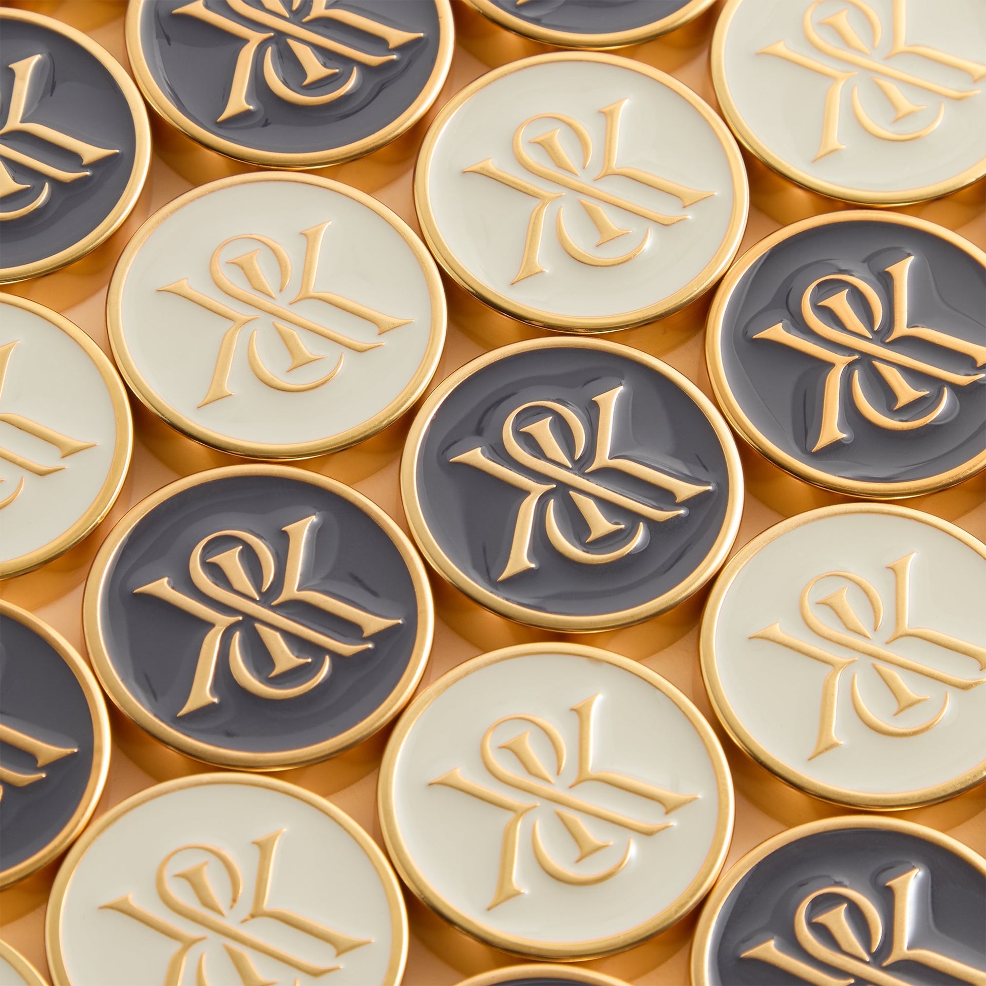 Kithmas Monogram Debossed Suede Backgammon Set - Ink - PH