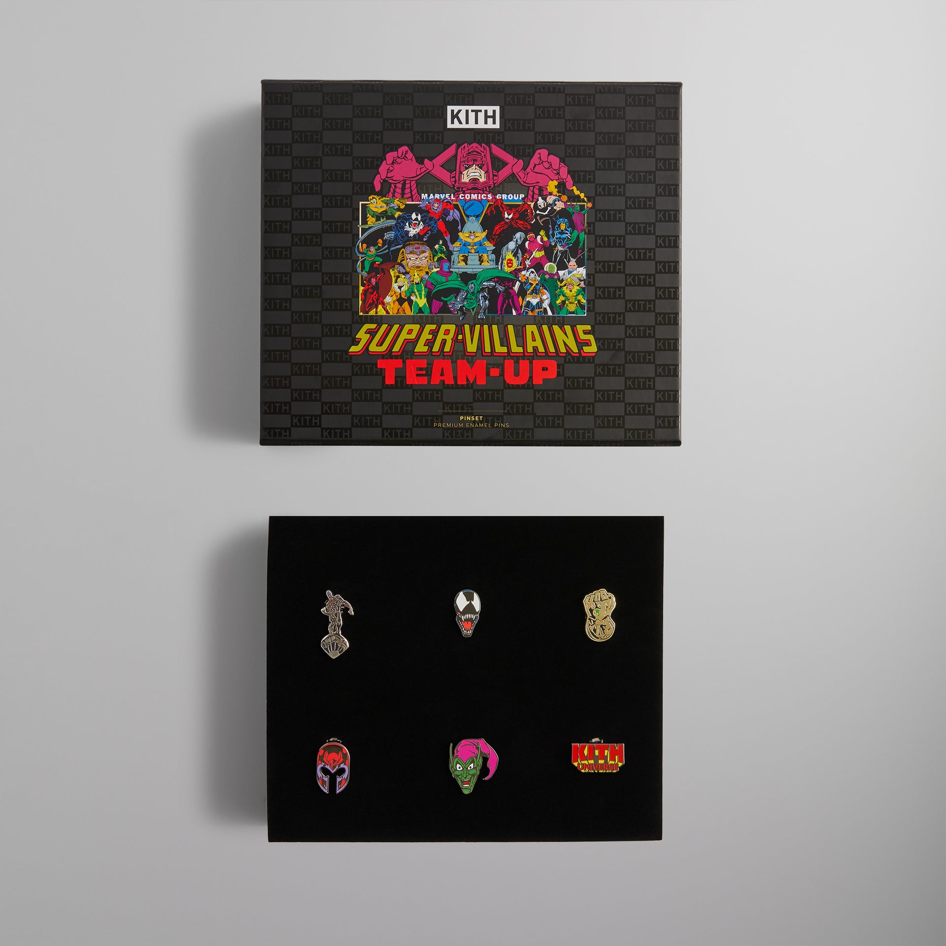 Marvel | Kith Super Villain Pin Set - Multi