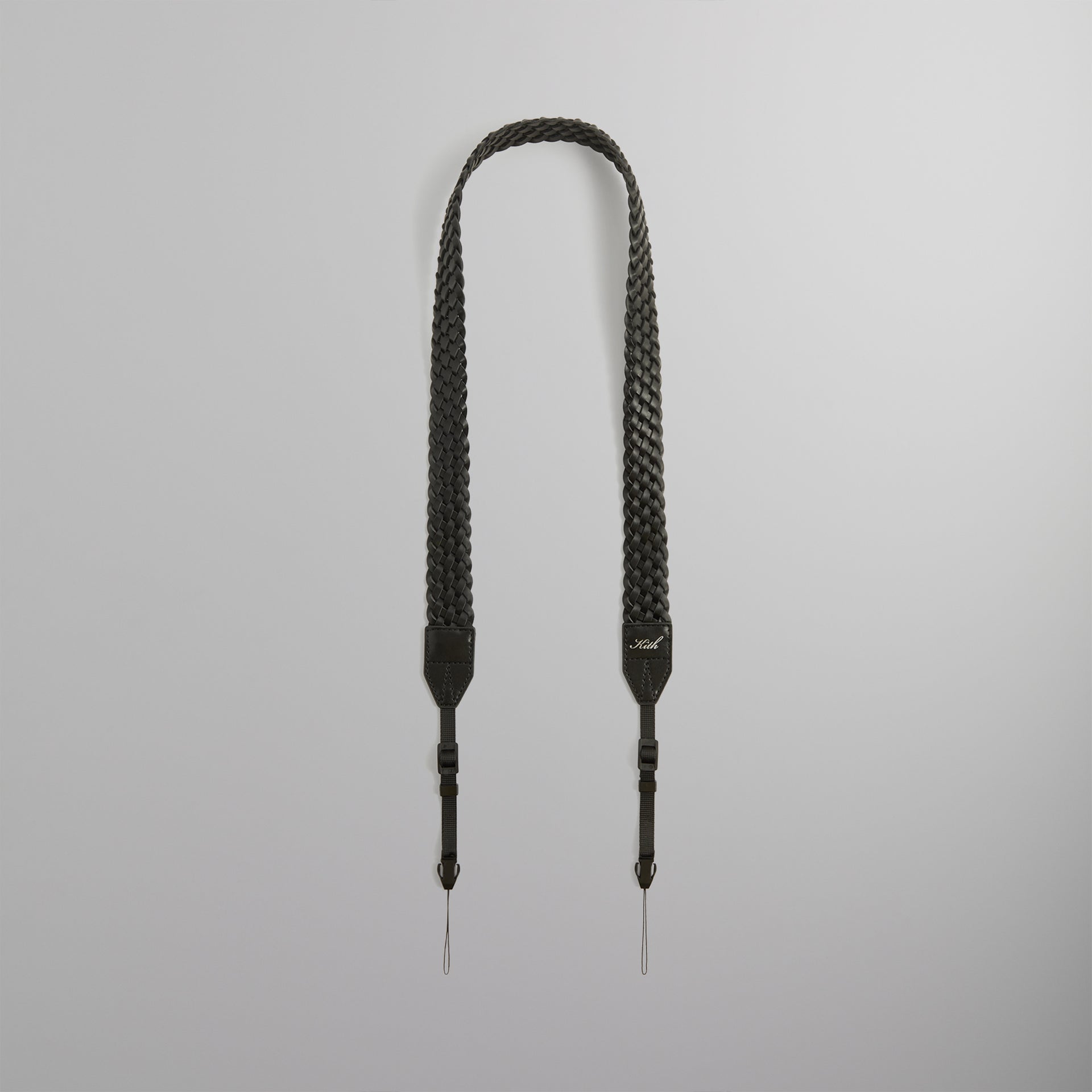 Kith Braided Leather Camera Strap - Black