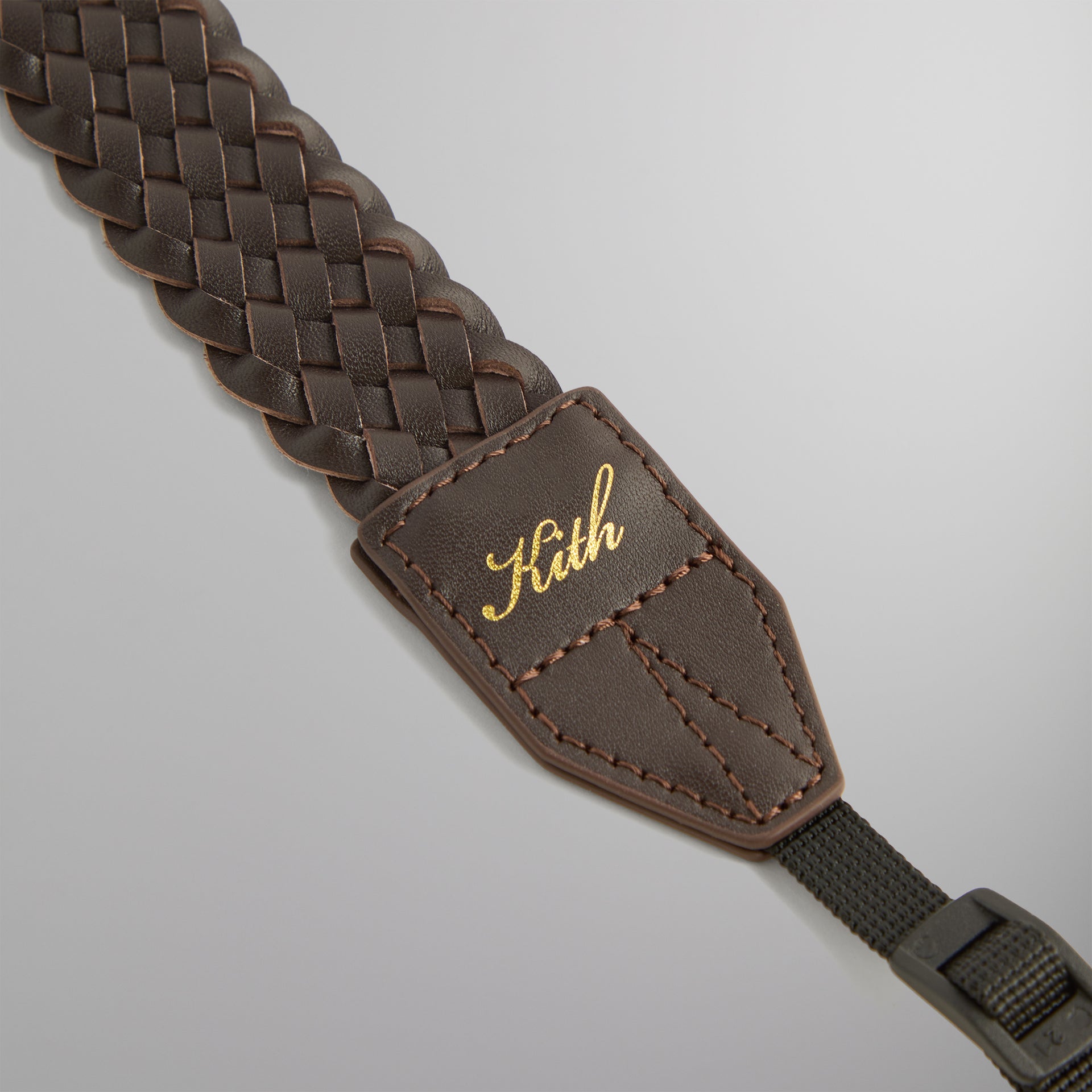 Kith Braided Leather Camera Strap - Incognito