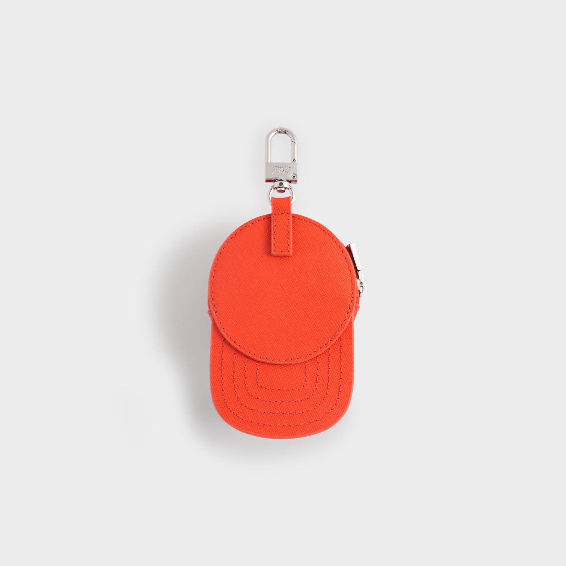 Kith for the New York Yankees Baseball Cap Leather Pouch - Poppy - PH