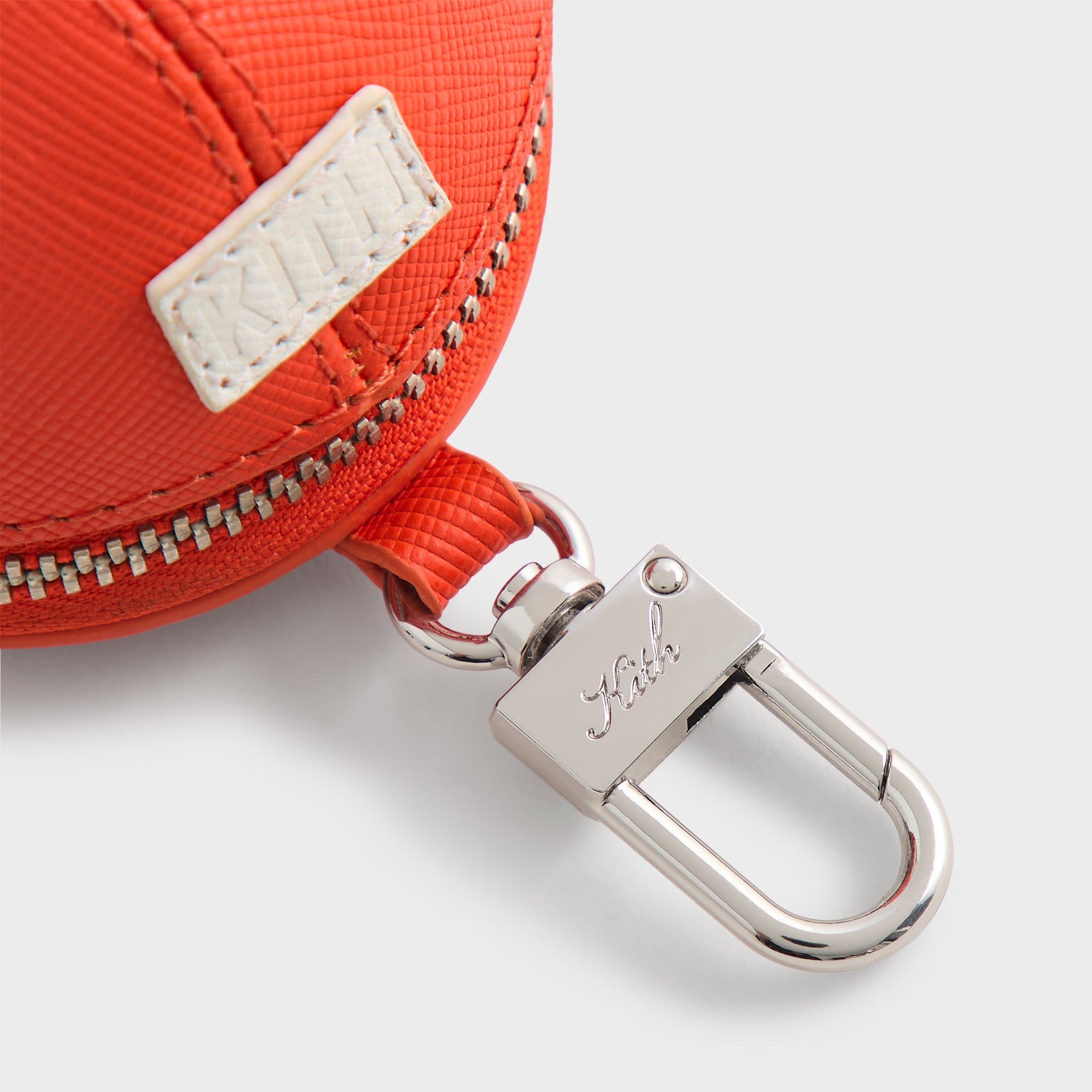 Kith for the New York Yankees Baseball Cap Leather Pouch - Poppy - PH