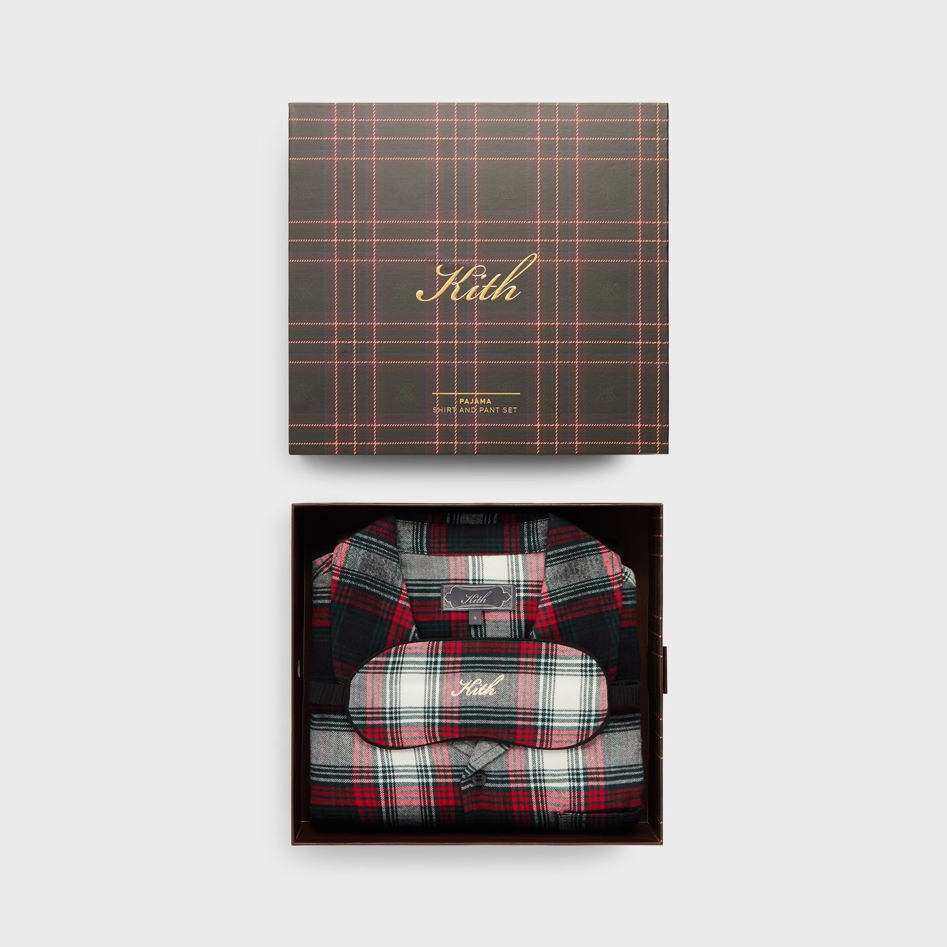 Kithmas Plaid Pajama Set - Black - PH