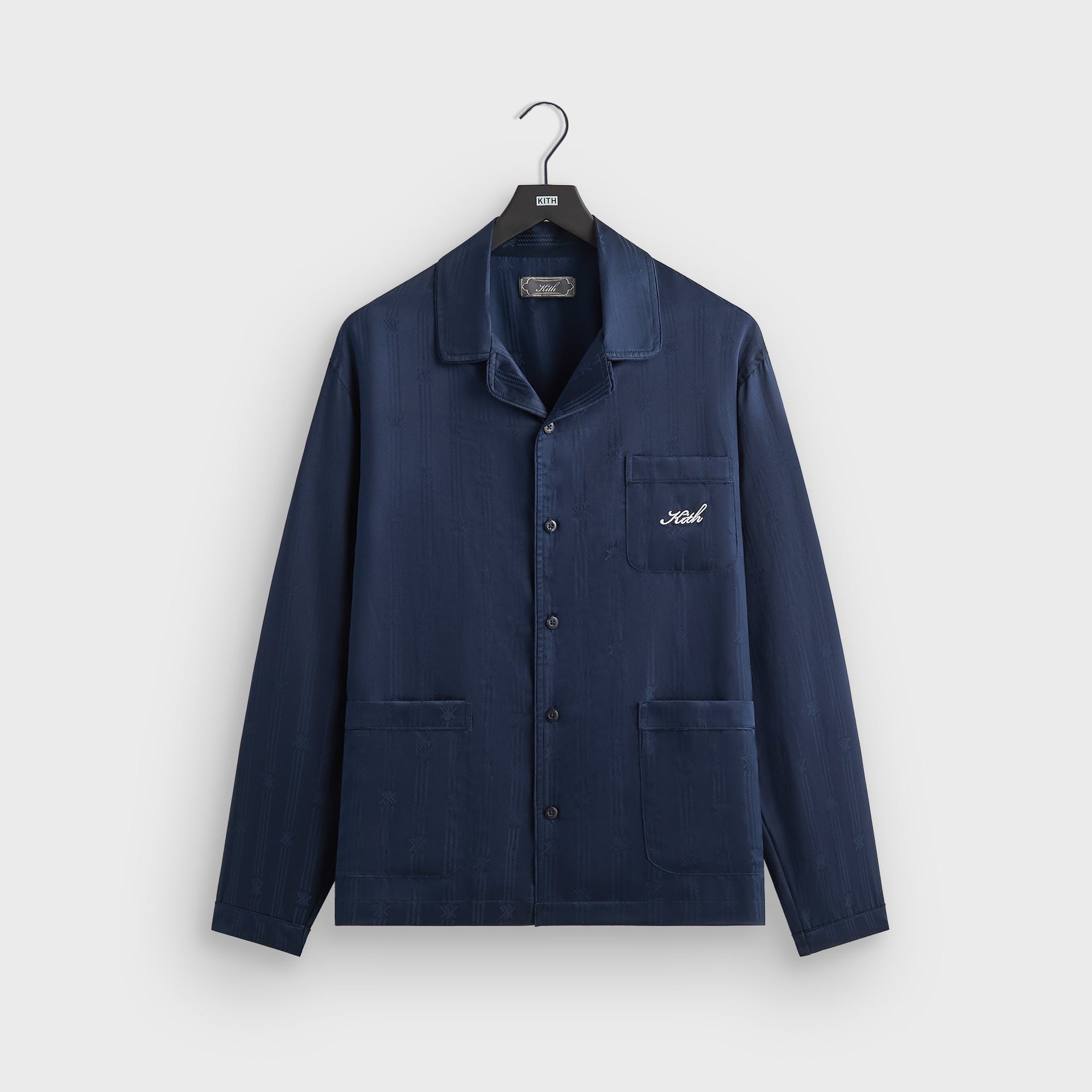 Kithmas Crest Monogram Pajama Set - Nocturnal