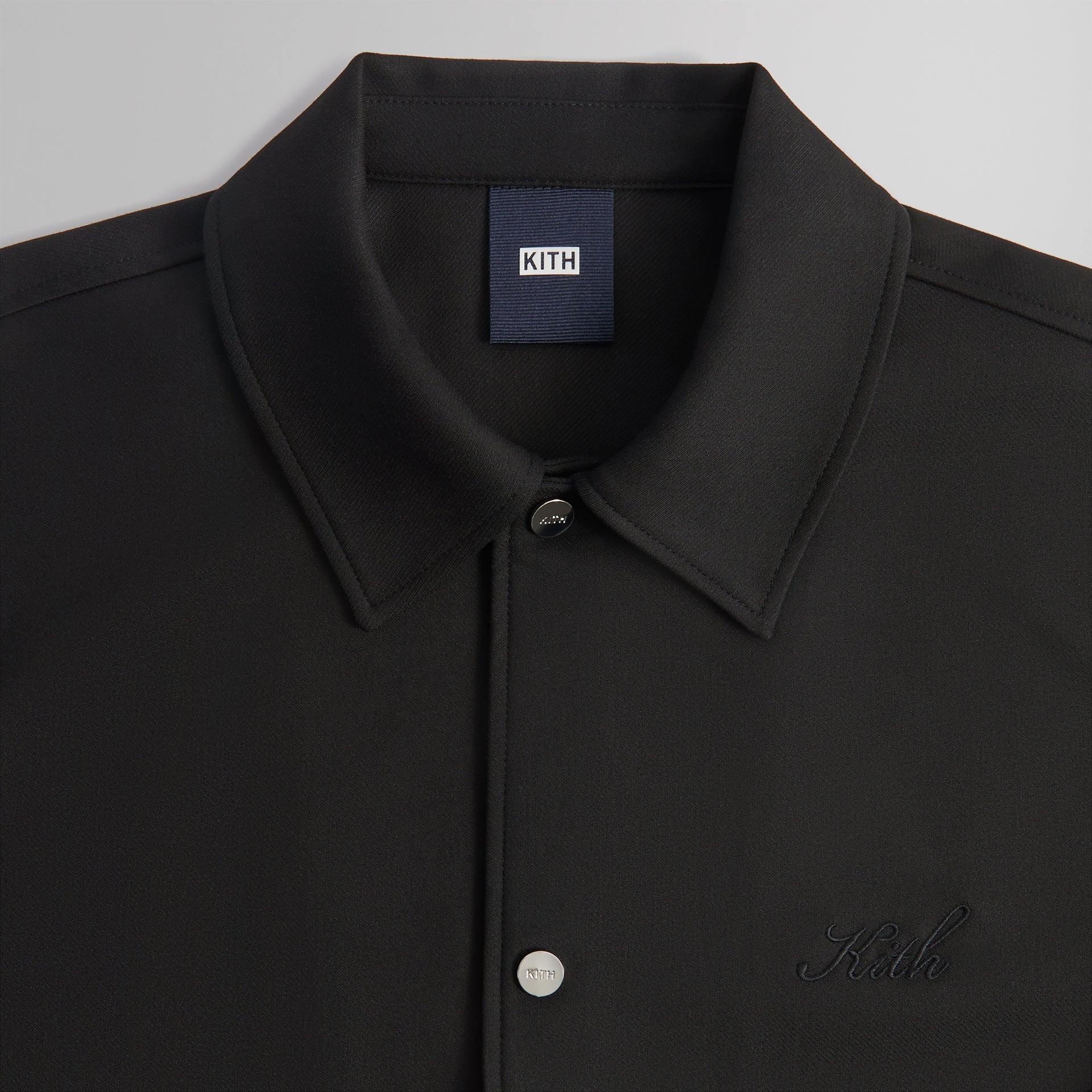 Kith Double Weave Coaches Jacket - Black