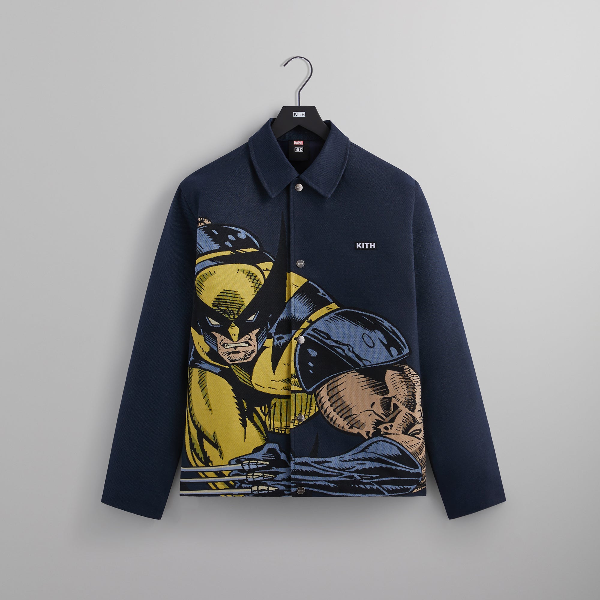 Nocturnal - Men Wolverine Tapestry Coaches Jacket - RvceShops for