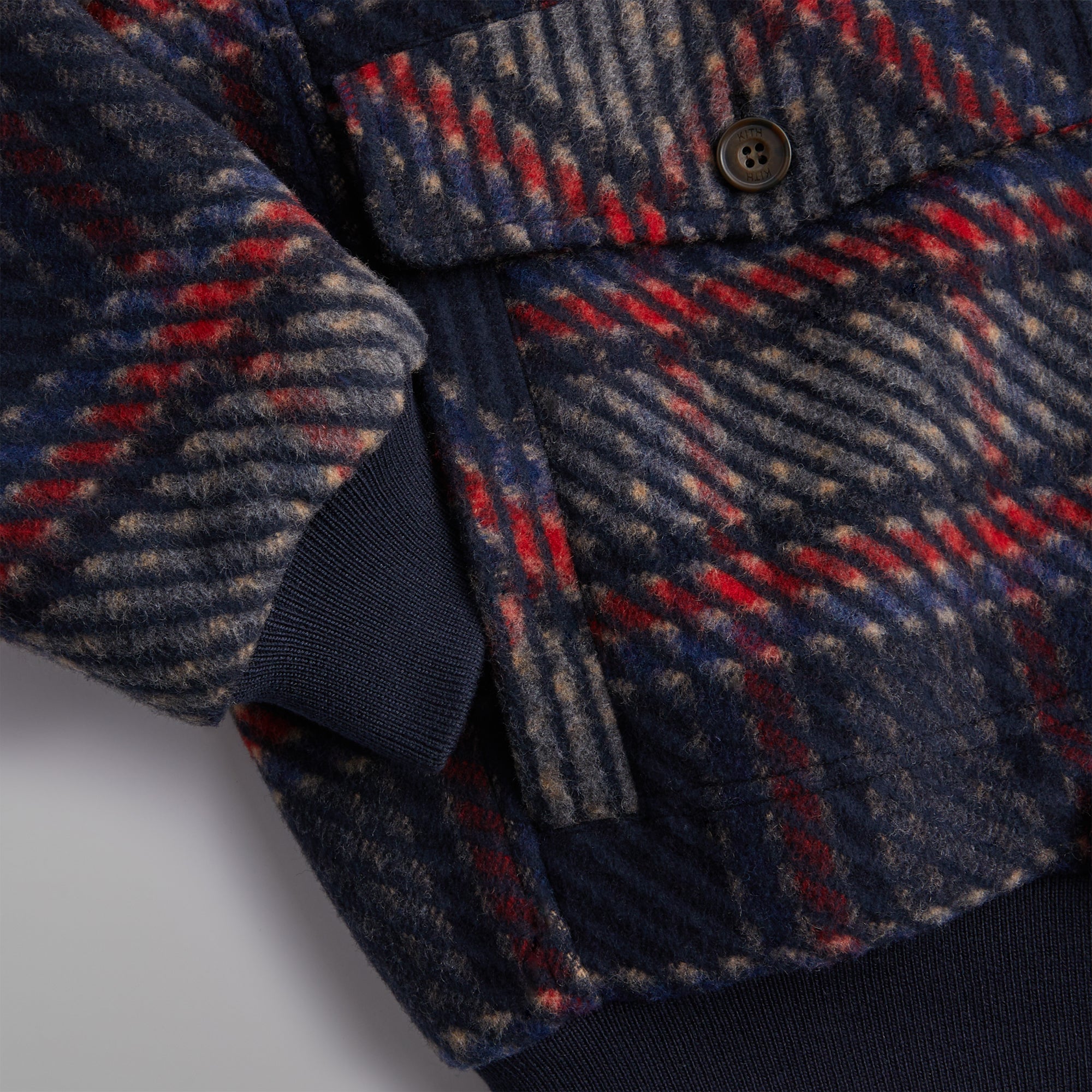 KITH BERGDORF GOODMAN タータンチェック　ブルゾン　2XL. KHM010325-413-FRONT.jpg?v=